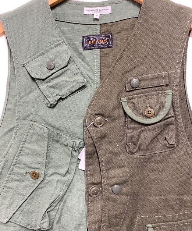 Engineered Garments (エンジニアド ガーメンツ) MILSPO VEST グリーン サイズ:S 未使用品