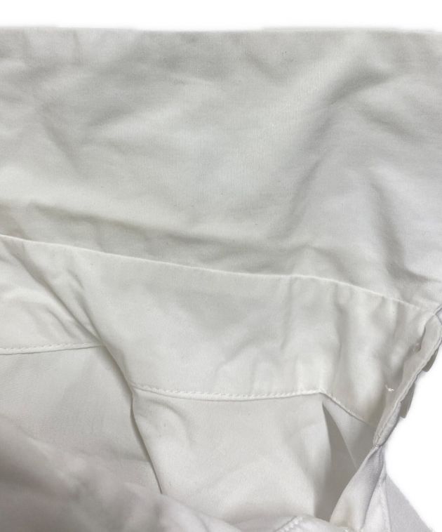 EVA MANN (エヴァ マン) ビッグカラーバルーンスリーブシャツ ホワイト サイズ:L