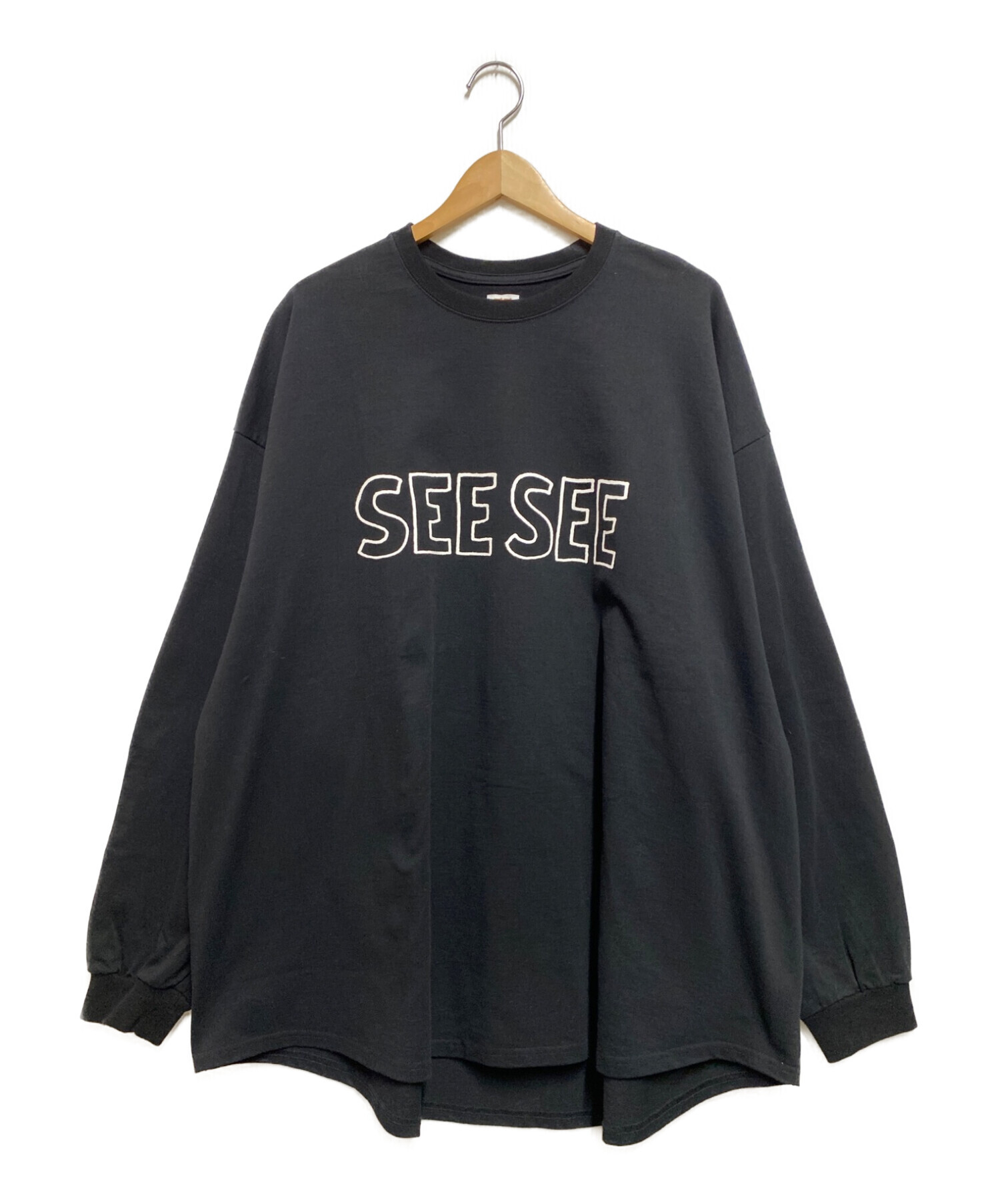 SEESEE】 SEE SEE NEW LOGO CREW GREY XL - スウェット