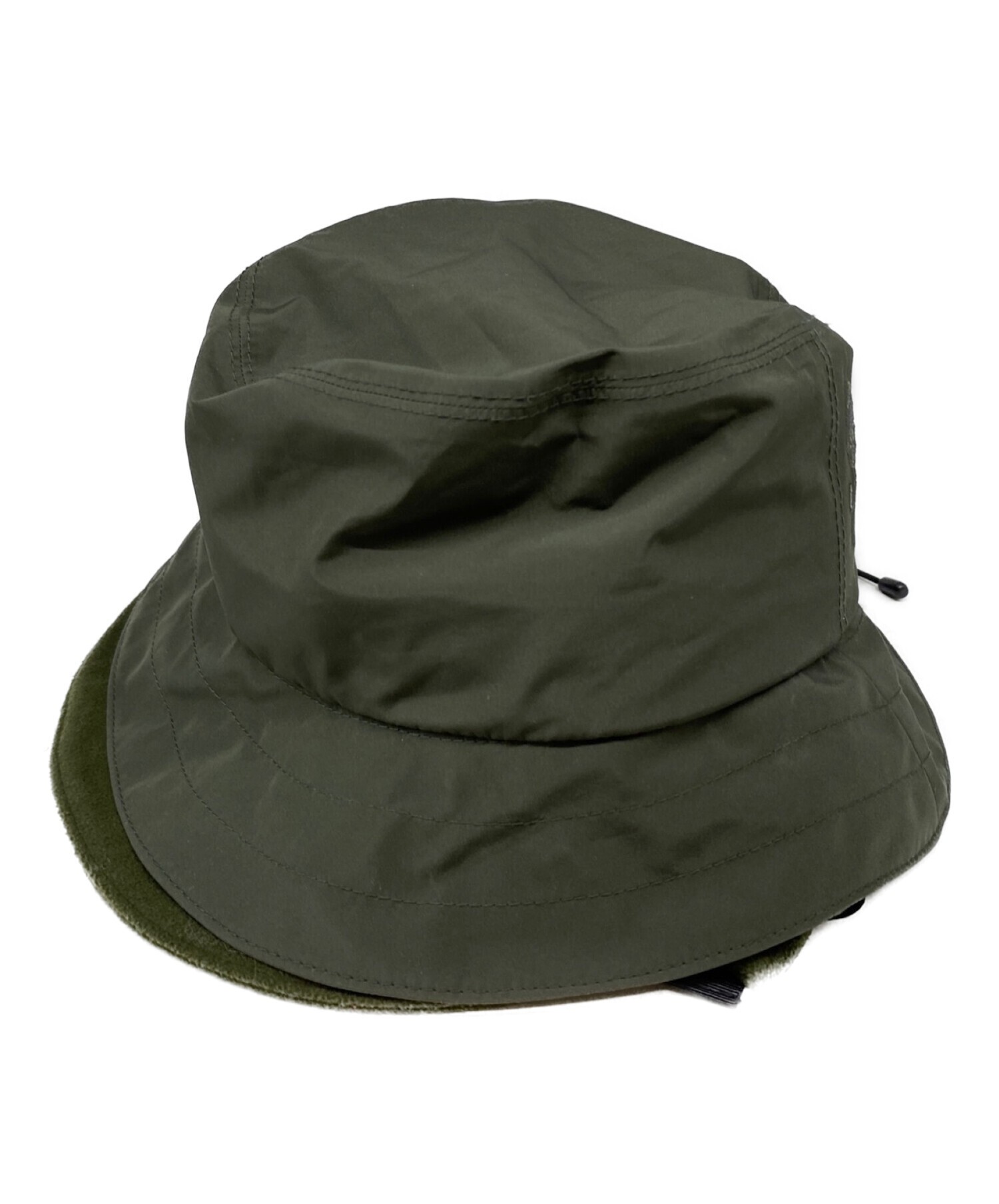 D-VEC (ディーベック) ALMOSTBLACK (オールモストブラック) GORE-TEX PRODUCT 2L POLARTEC HAT  グリーン サイズ:F（59～61cm） 未使用品