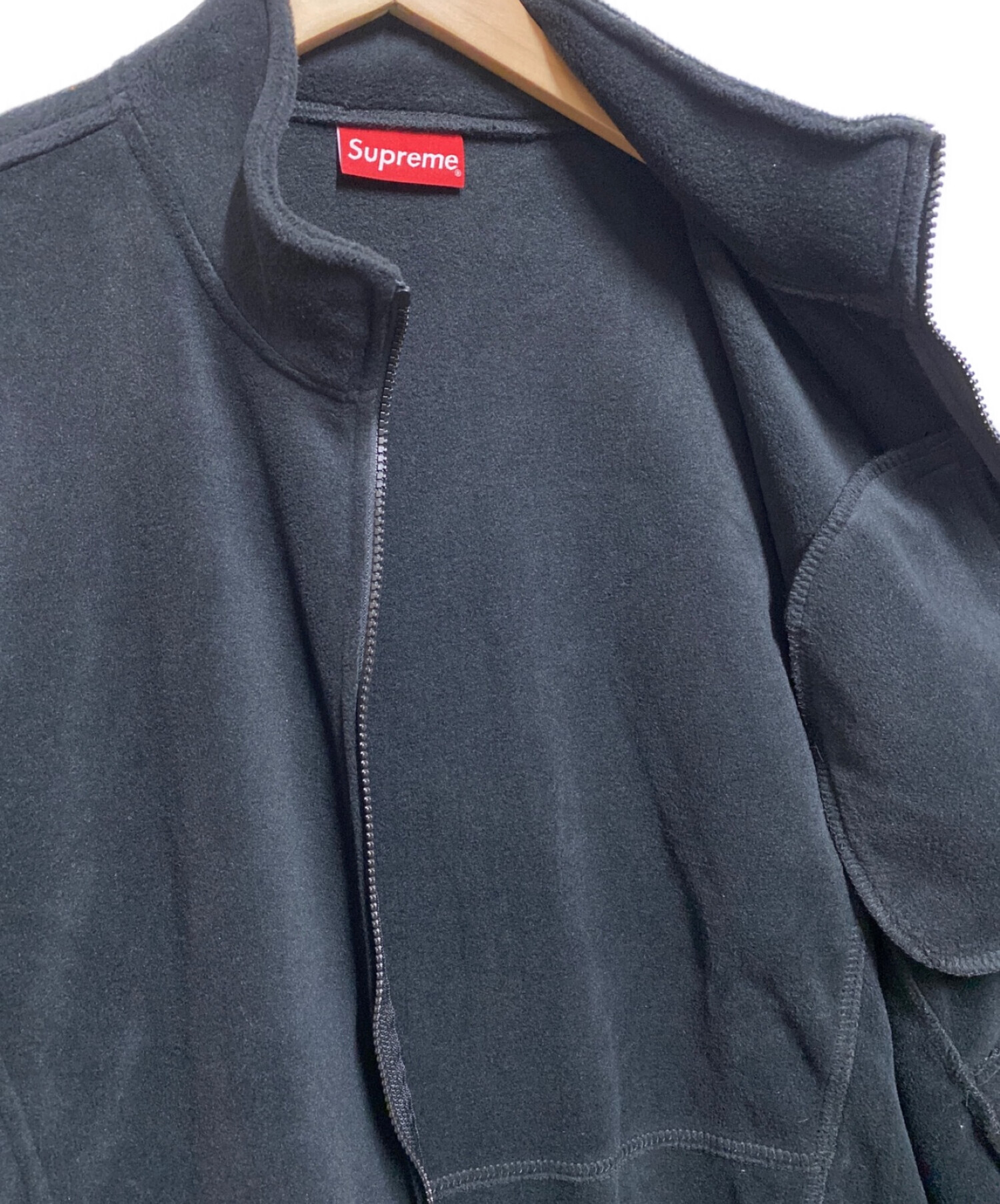 SUPREME (シュプリーム) Polartec Zip Jacket ブラック サイズ:М