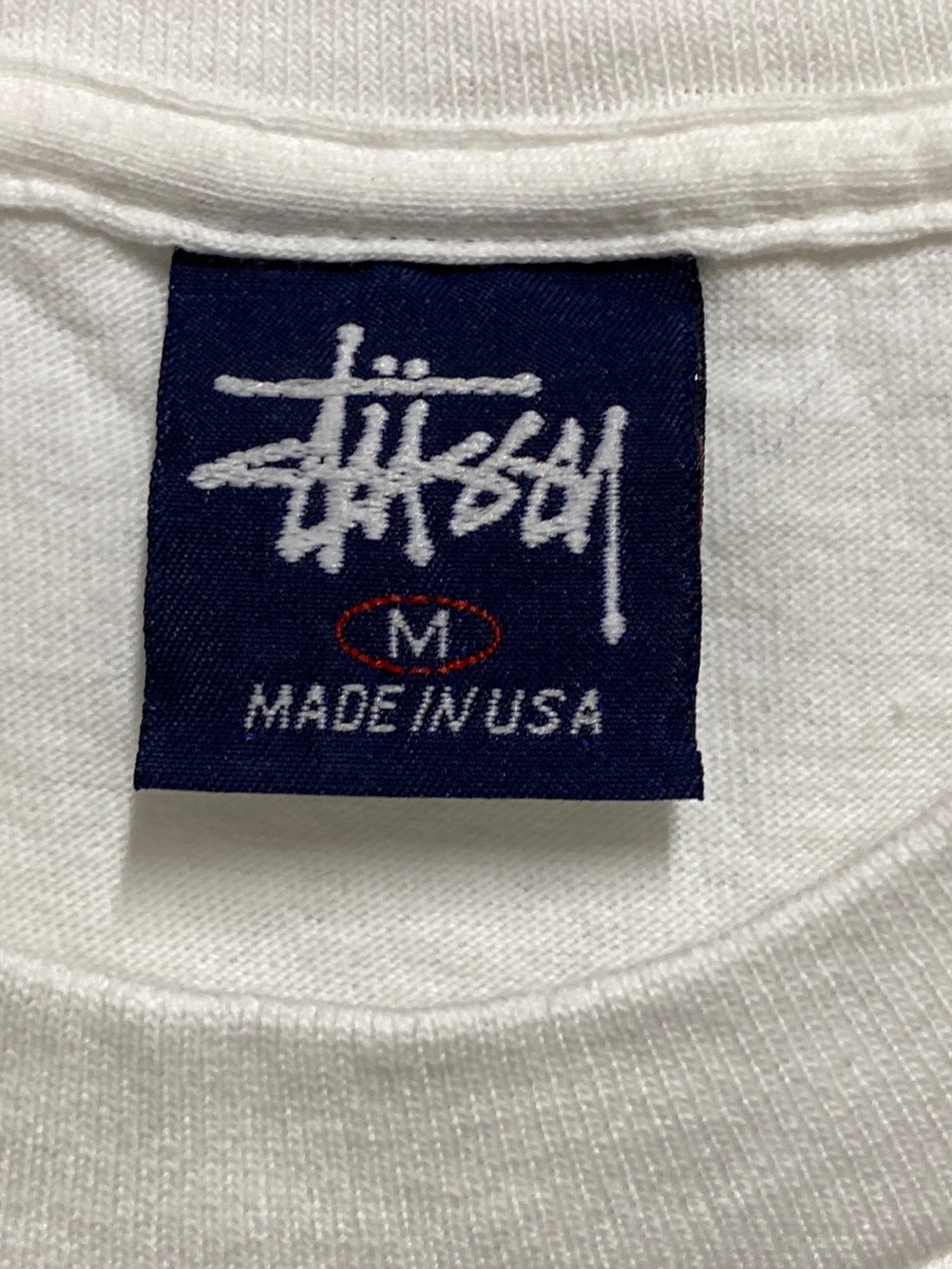 stussy (ステューシー) 90s歌舞伎プリントTシャツ ホワイト サイズ:M