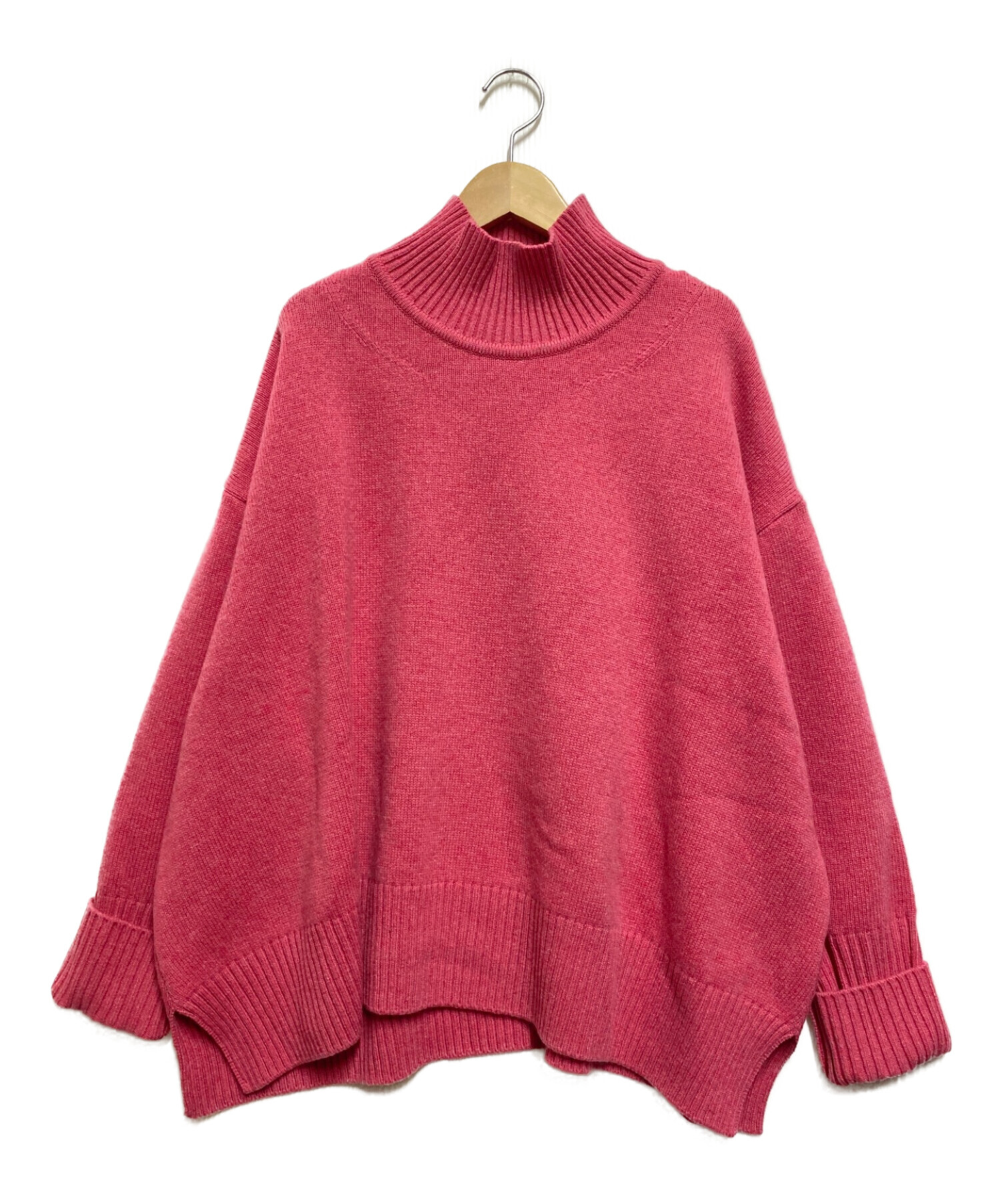 中古・古着通販】maillot (マイヨ) 別注Lamb Wool Waid Sweater ピンク