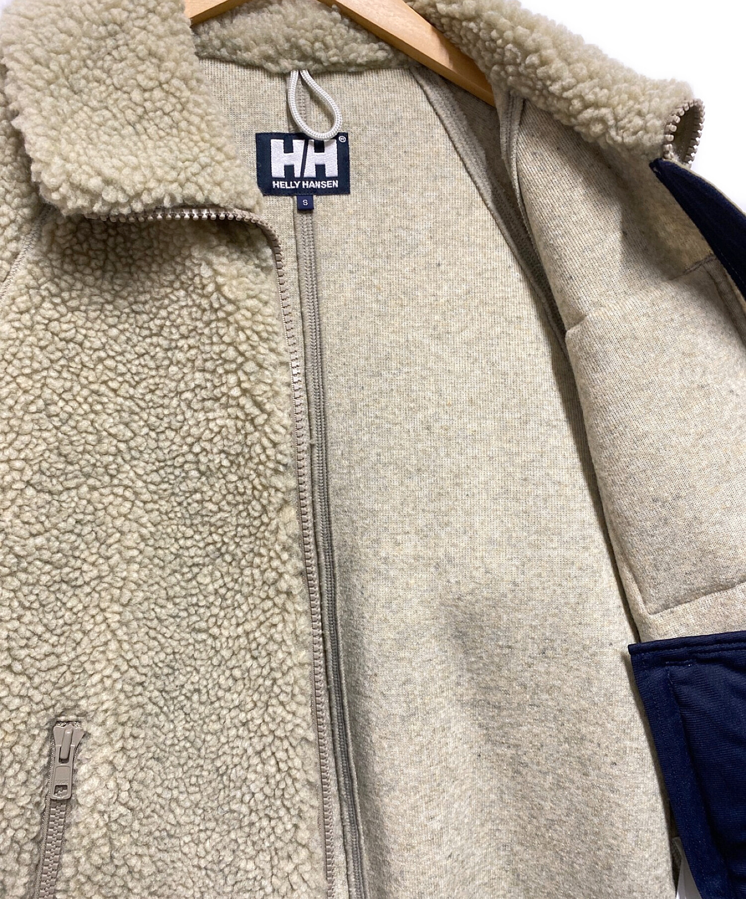 HELLY HANSEN (ヘリーハンセン) ファイバーパイルサーモジャケット ベージュ サイズ:S