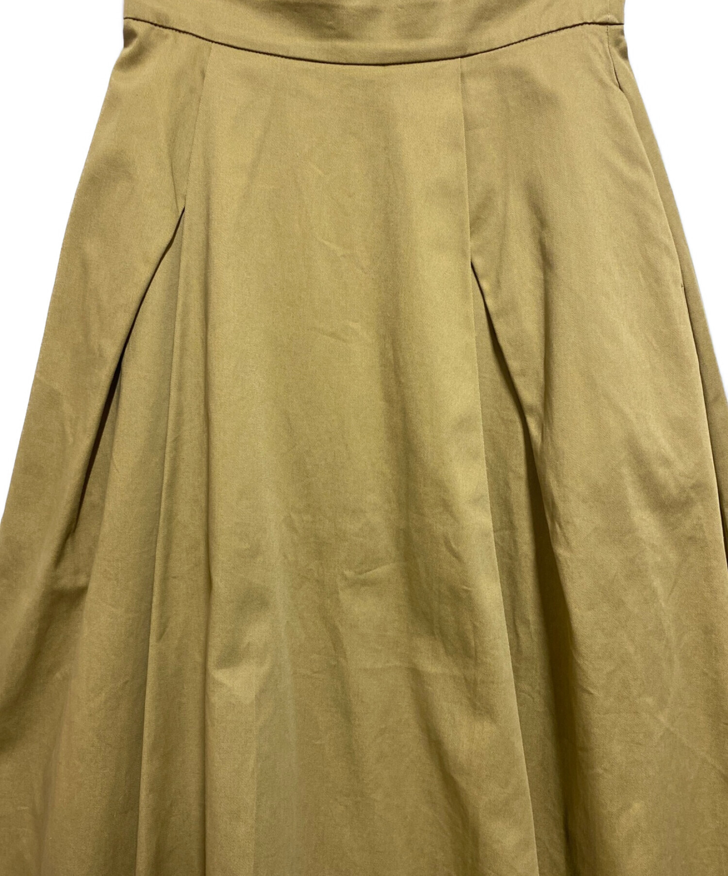 RIM.ARK (リムアーク) ドッキングチノロングスカート ベージュ サイズ:38