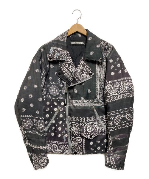 【中古・古着通販】NEIGHBORHOOD (ネイバーフッド) BANDANA CHOPPED CYCLE / E-JKT ブラック  サイズ:S｜ブランド・古着通販 トレファク公式【TREFAC FASHION】スマホサイト