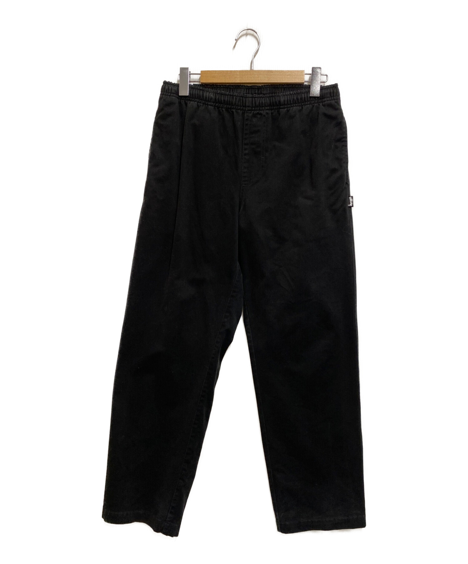 中古・古着通販】stussy (ステューシー) BRUSHED BEACH PANT ブラック