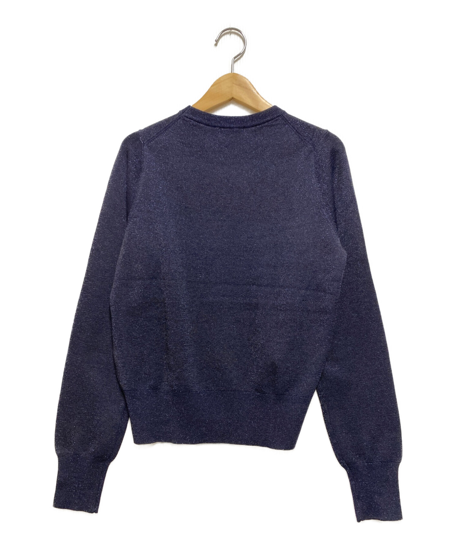 haunt (ハウント) GLITTER PULLOVER ニット ネイビー サイズ:36