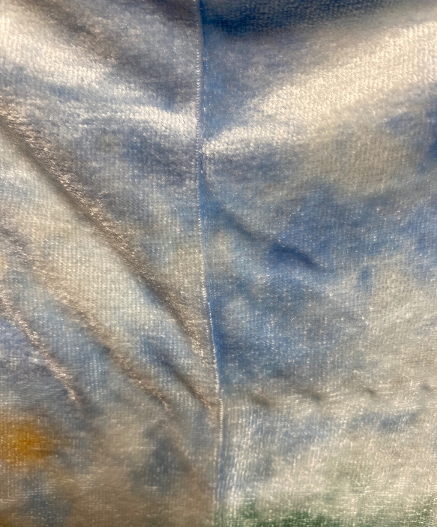 Ron Herman (ロンハーマン) Square Neck Tie Dye Velour Dress ブルー サイズ:S 未使用品