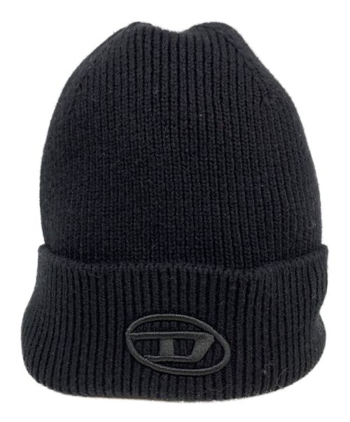 中古・古着通販】DIESEL (ディーゼル) Dロゴニットビーニー ブラック