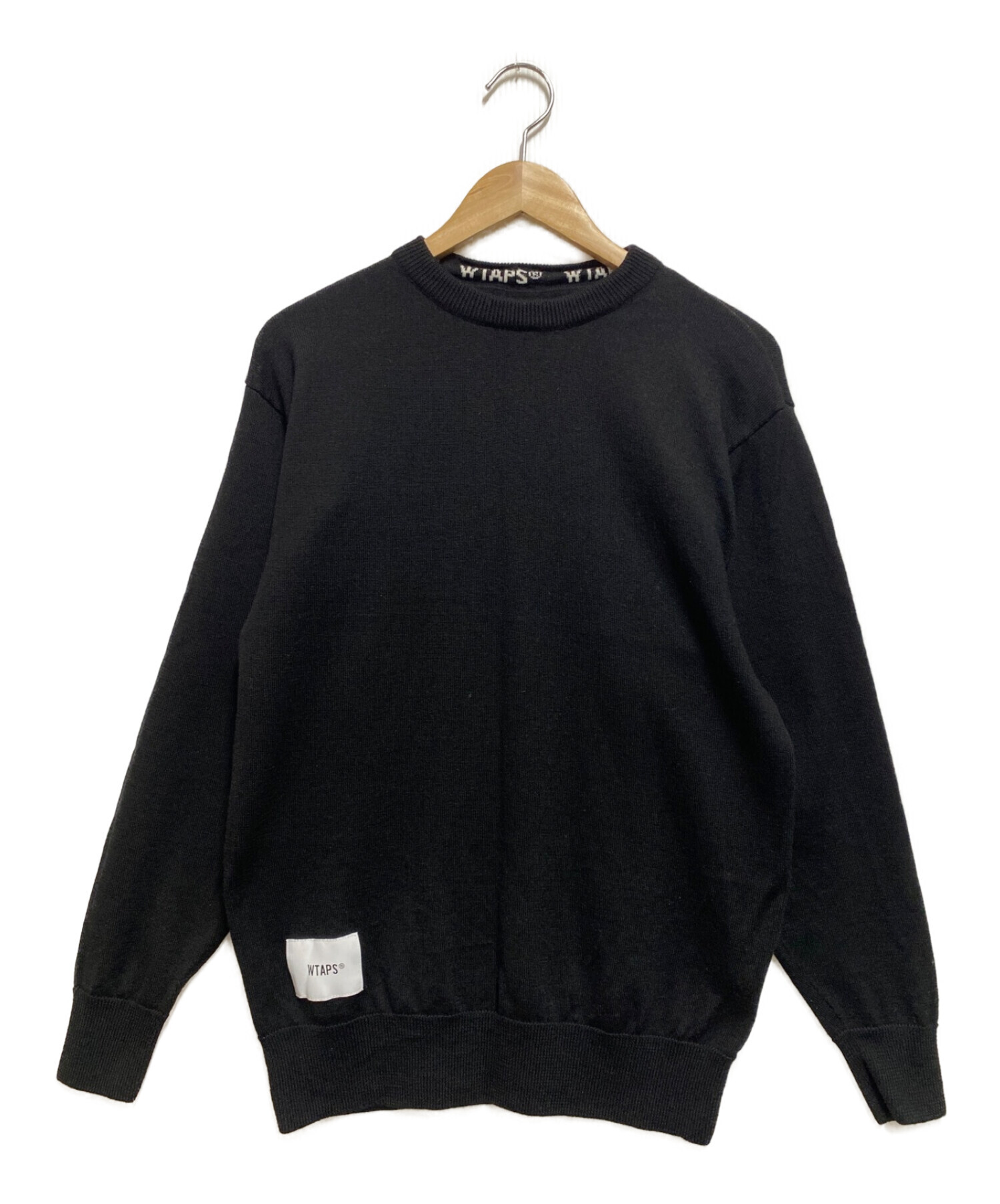 中古・古着通販】WTAPS (ダブルタップス) DECK/SWEATER/WOOL ブラック