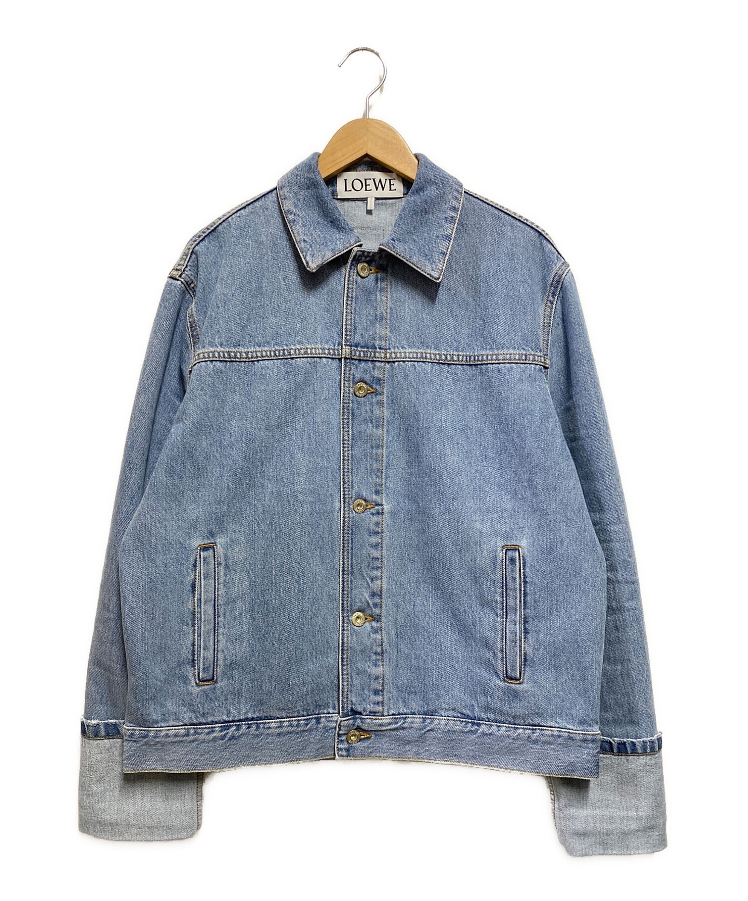 中古・古着通販】LOEWE (ロエベ) Fisherman turn-up denim インディゴ