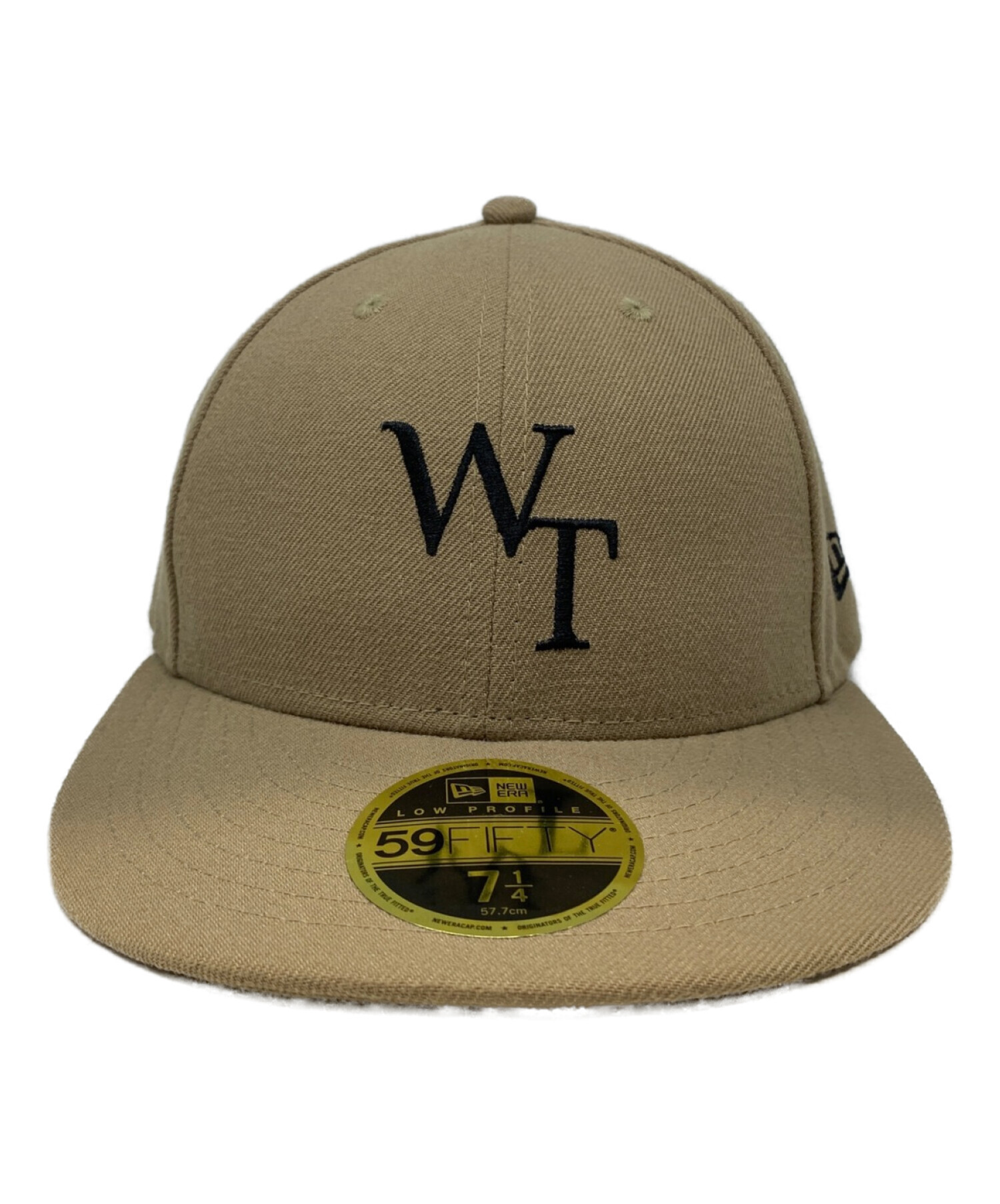 New Era (ニューエラ) WTAPS (ダブルタップス) 59FIFTY LOW PROFILE CAP ベージュ サイズ:7 1/4(57.7)