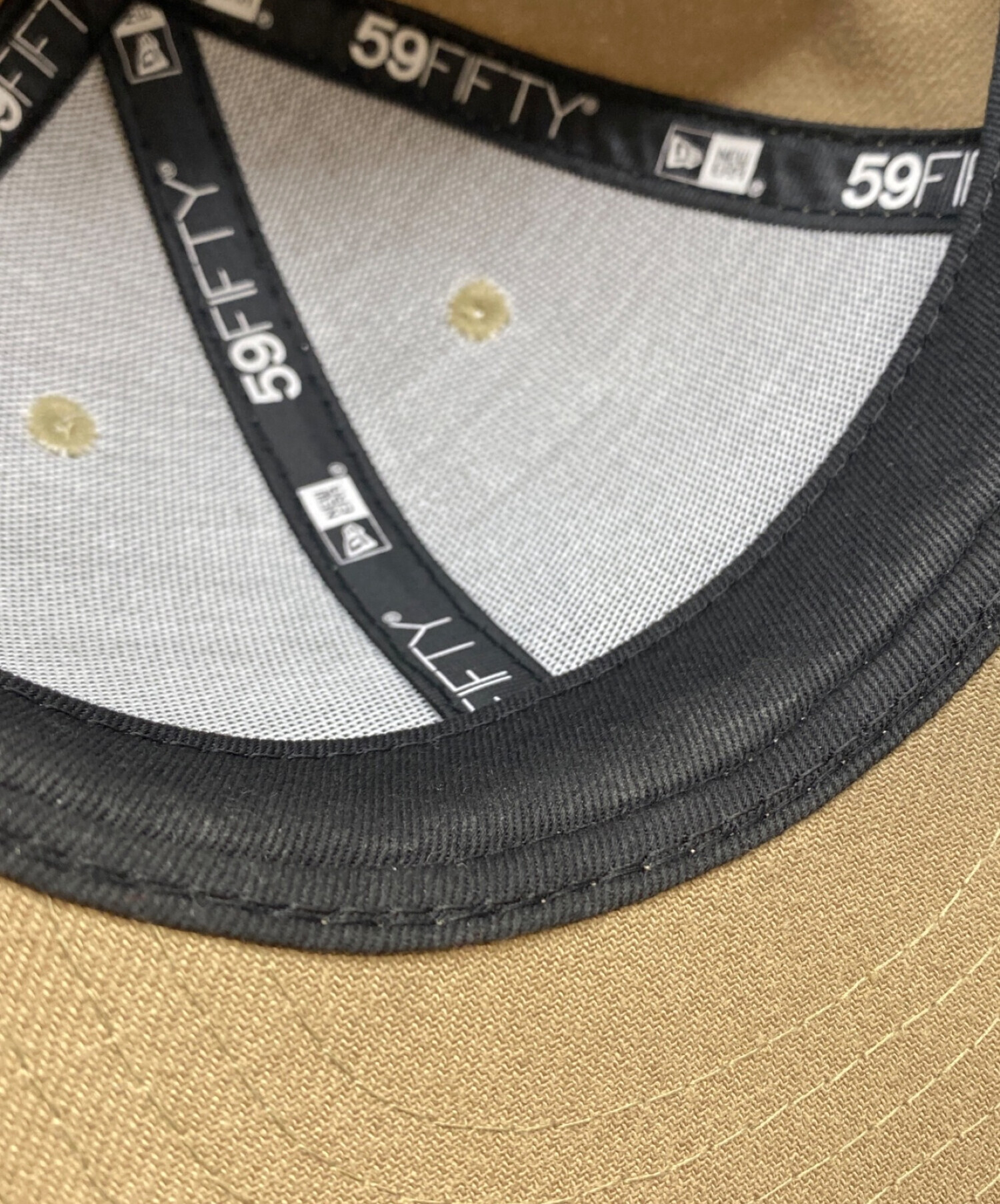 New Era (ニューエラ) WTAPS (ダブルタップス) 59FIFTY LOW PROFILE CAP ベージュ サイズ:7 1/4(57.7)