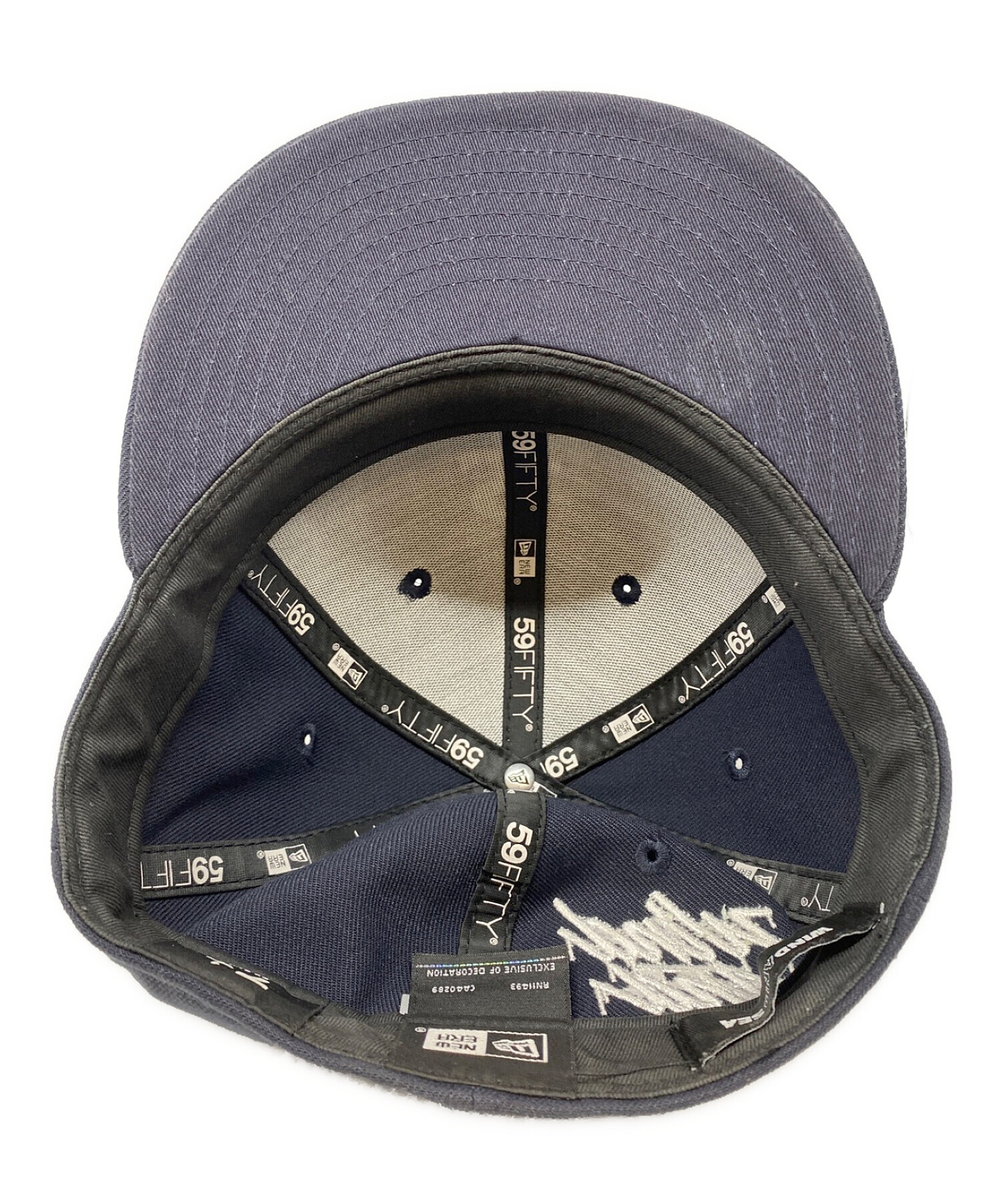 New Era (ニューエラ) WIND AND SEA (ウィンダンシー) Low Profile 59 FIFTY CAP ネイビー サイズ:7  1/4(57.7)