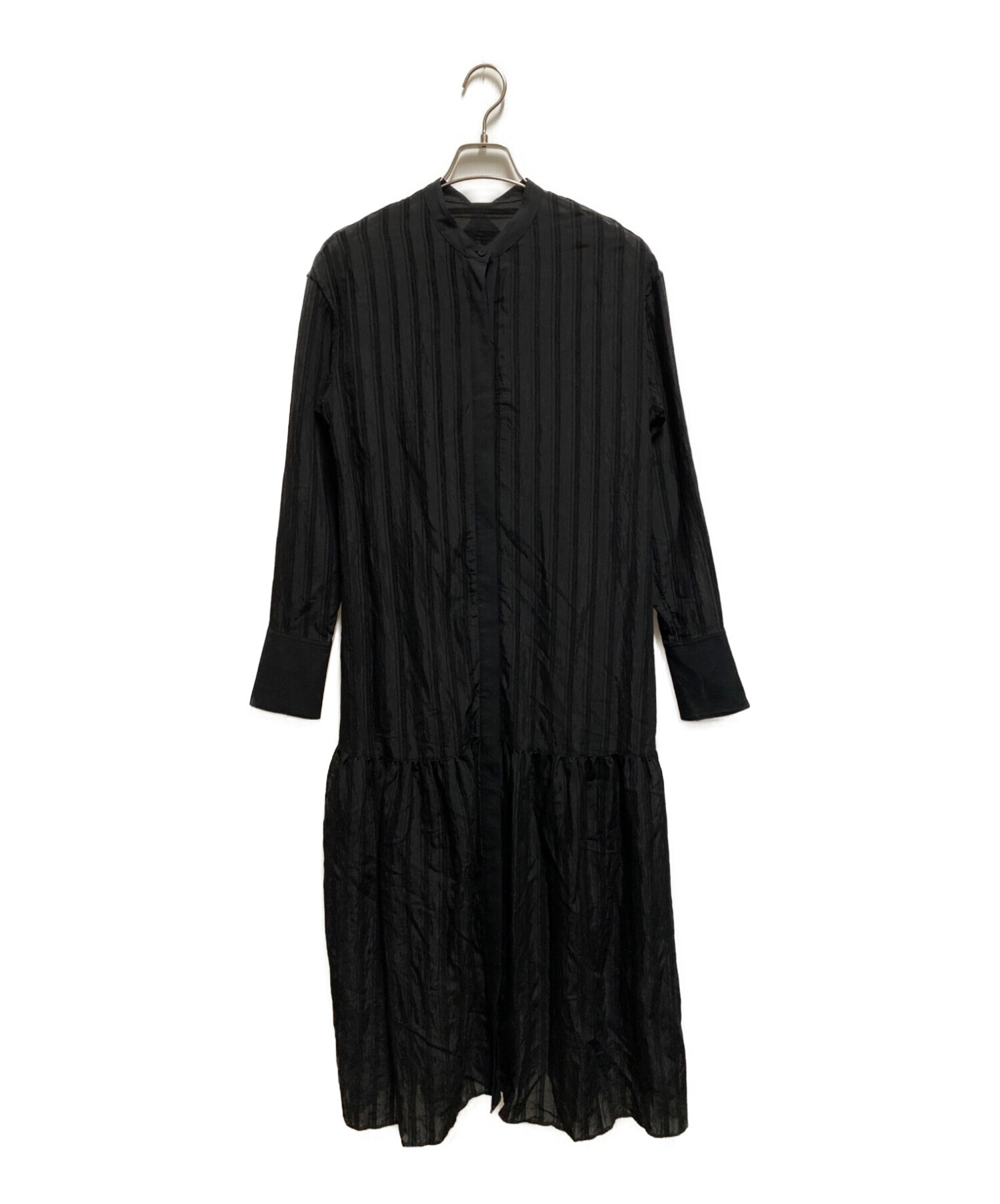 中古・古着通販】TODAYFUL (トゥデイフル) Sheerstripe Shirts Dress ブラック サイズ:36｜ブランド・古着通販  トレファク公式【TREFAC FASHION】スマホサイト