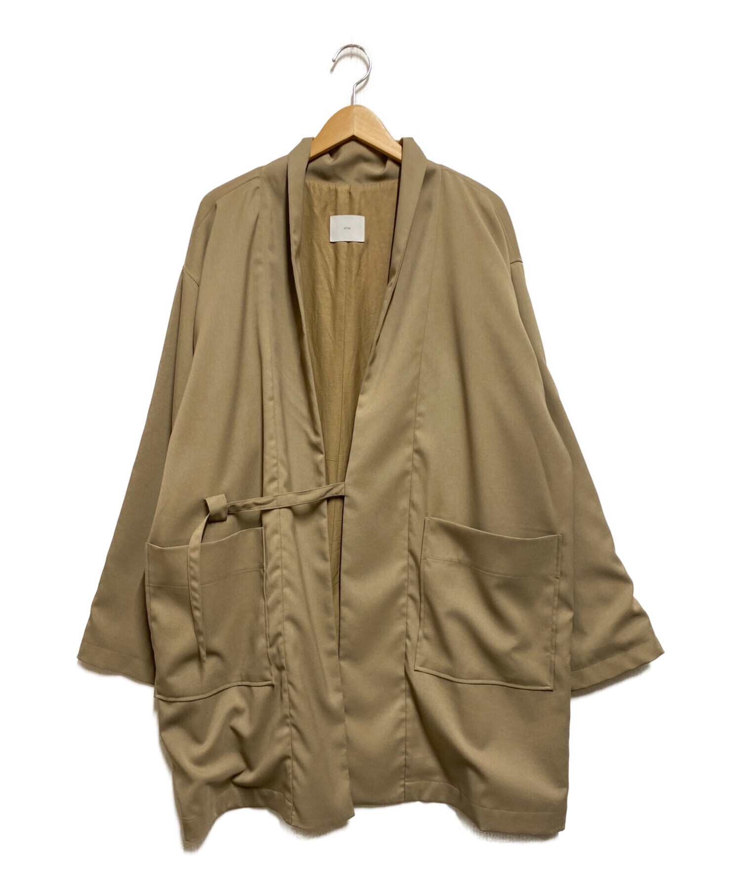 中古・古着通販】ATHA (アタ) NORAGI COAT ブラウン サイズ:F