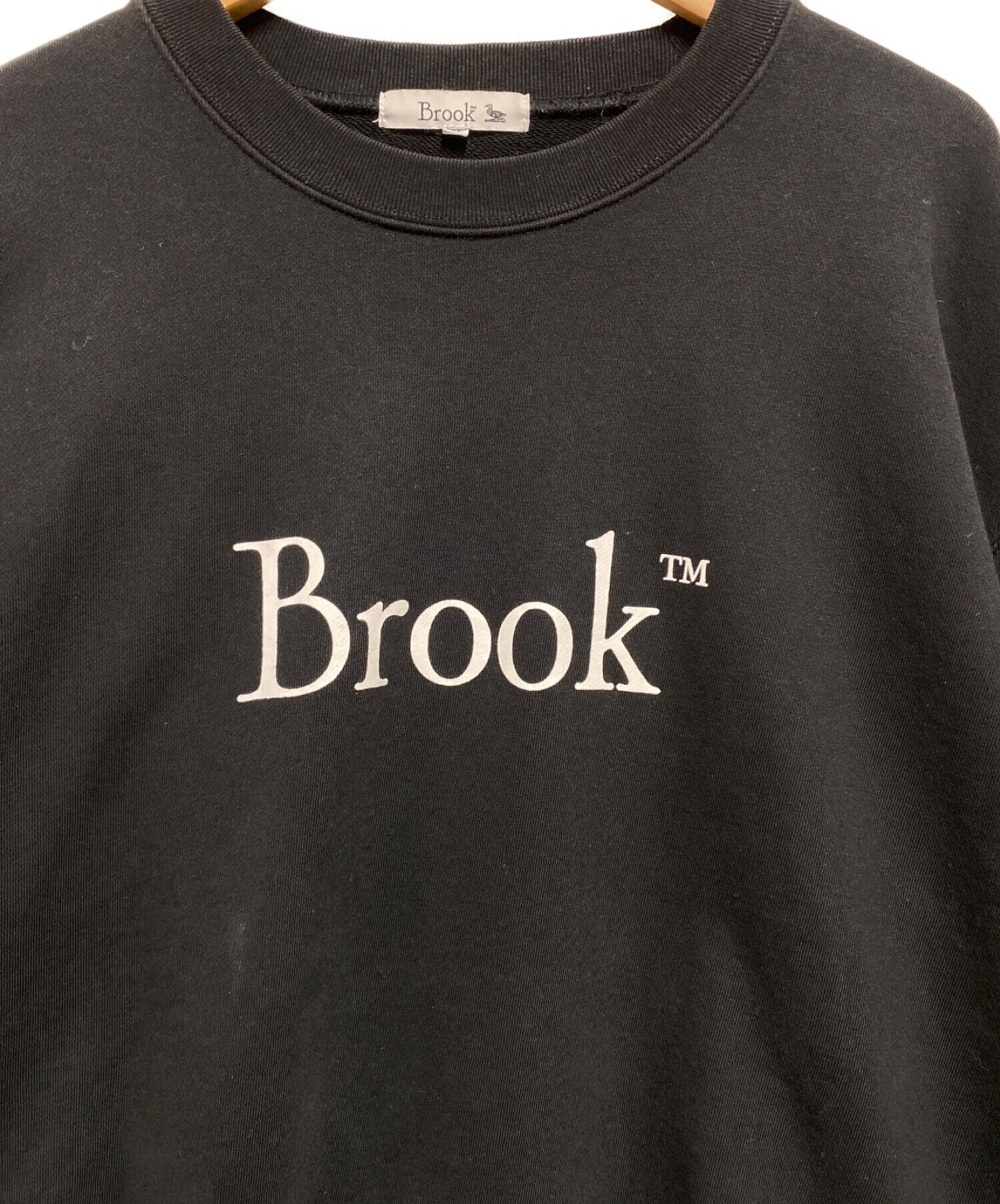 BROOK (ブルック) LOGO DESIGN SWEAT ブラック サイズ:XL