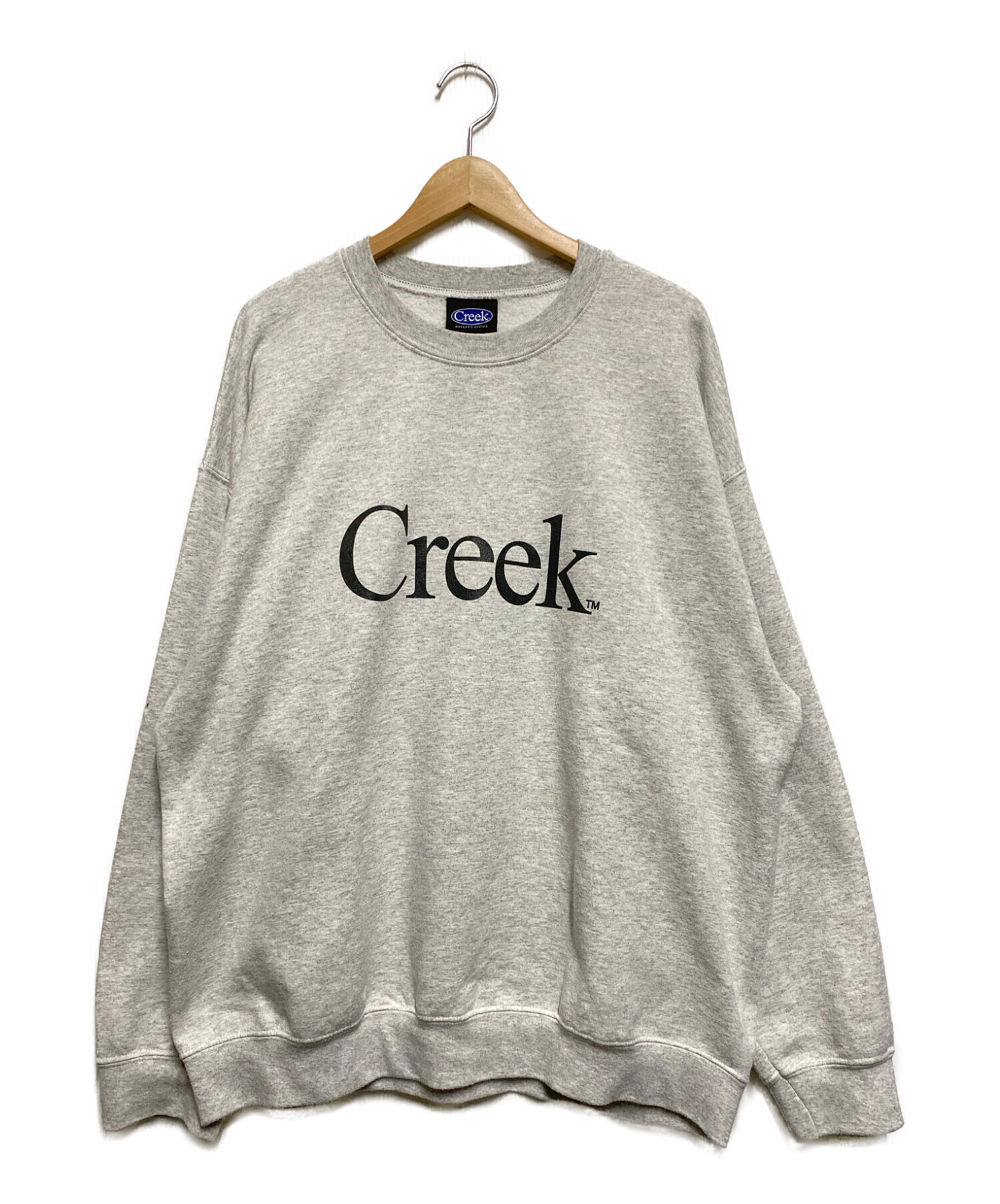 中古・古着通販】Creek (クリーク) Logo Crewneck Sweatshirt グレー ...
