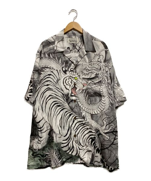 【中古・古着通販】WACKO MARIA (ワコマリア) TIM LEHI (ティム リーハイ) S/S HAWAIIAN SHIRT ブラック  サイズ:XXL｜ブランド・古着通販 トレファク公式【TREFAC FASHION】スマホサイト