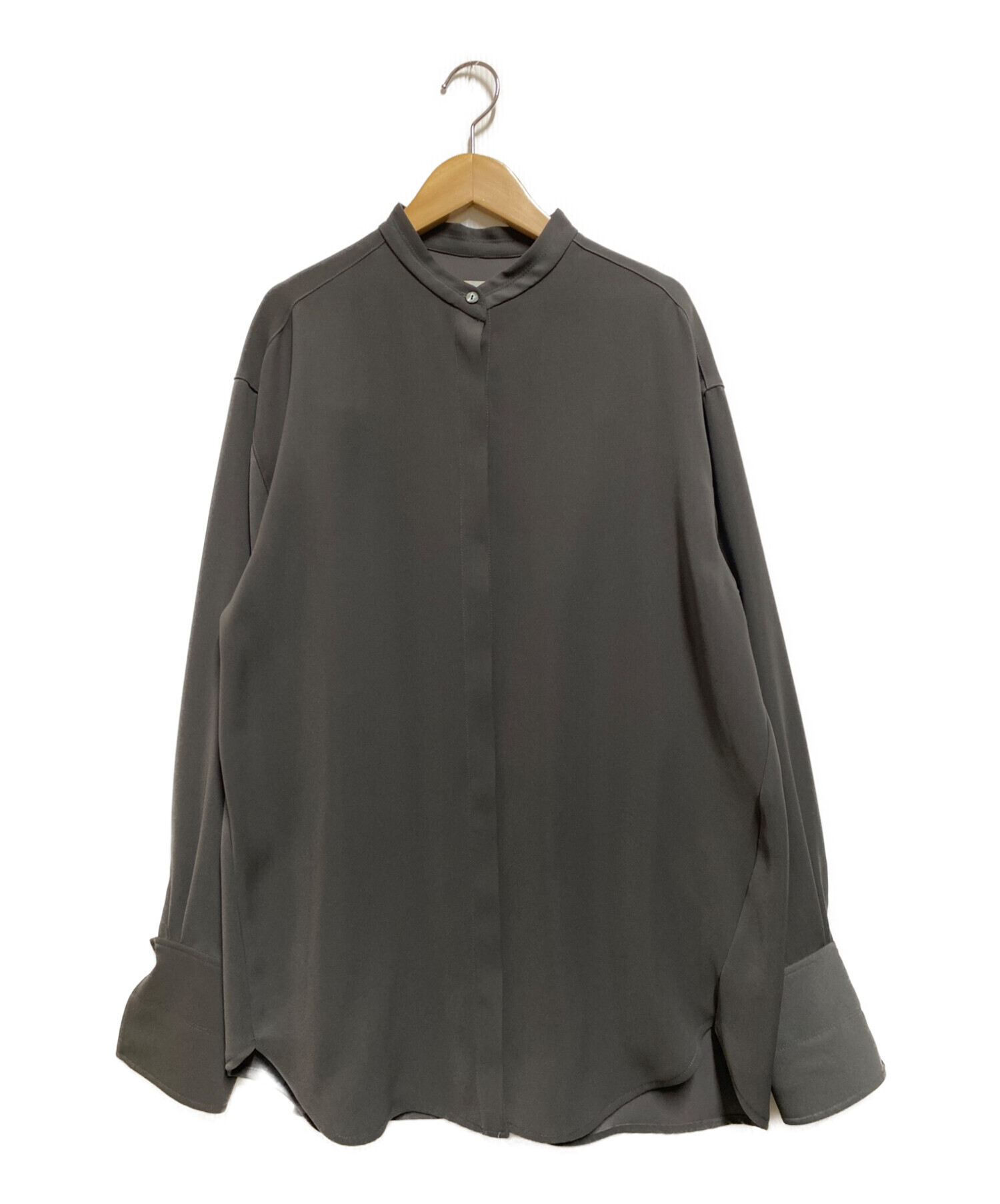 中古・古着通販】TODAYFUL (トゥデイフル) Silky Over Shirts グレー