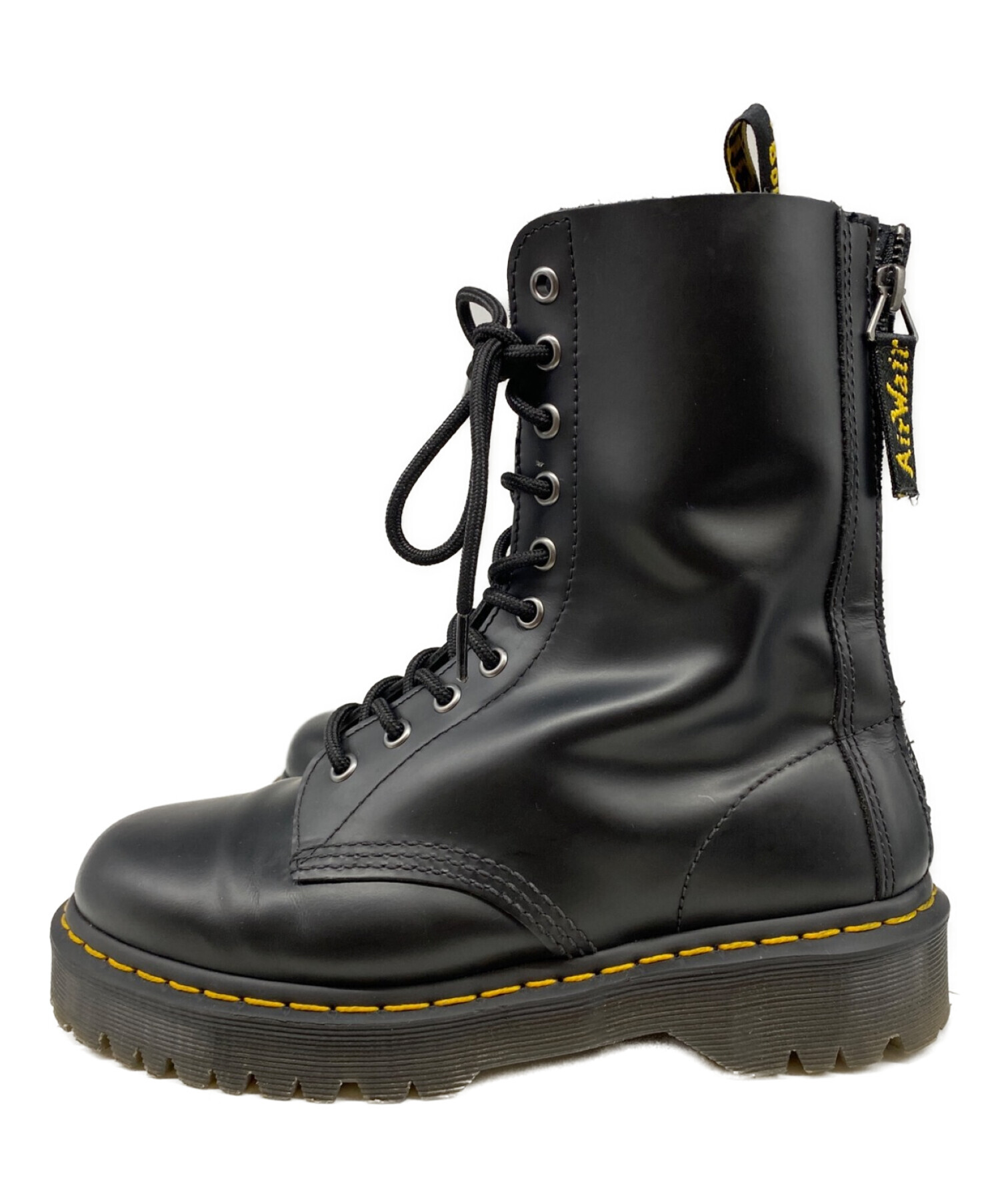 Dr.Martens (ドクターマーチン) BEX W/ZIP 10ホールブーツ ブラック サイズ:UK6