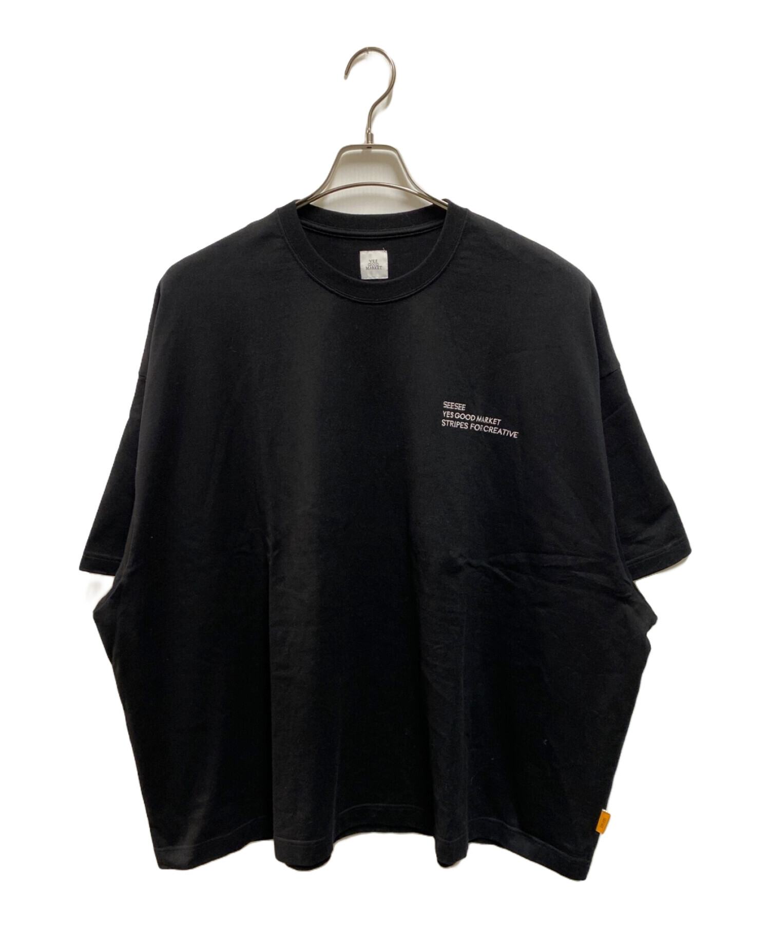 SEESEE (シーシー) YGM S.F.C (エスエフシー) SUPER BIG FLAT TEE ブラック サイズ:XL