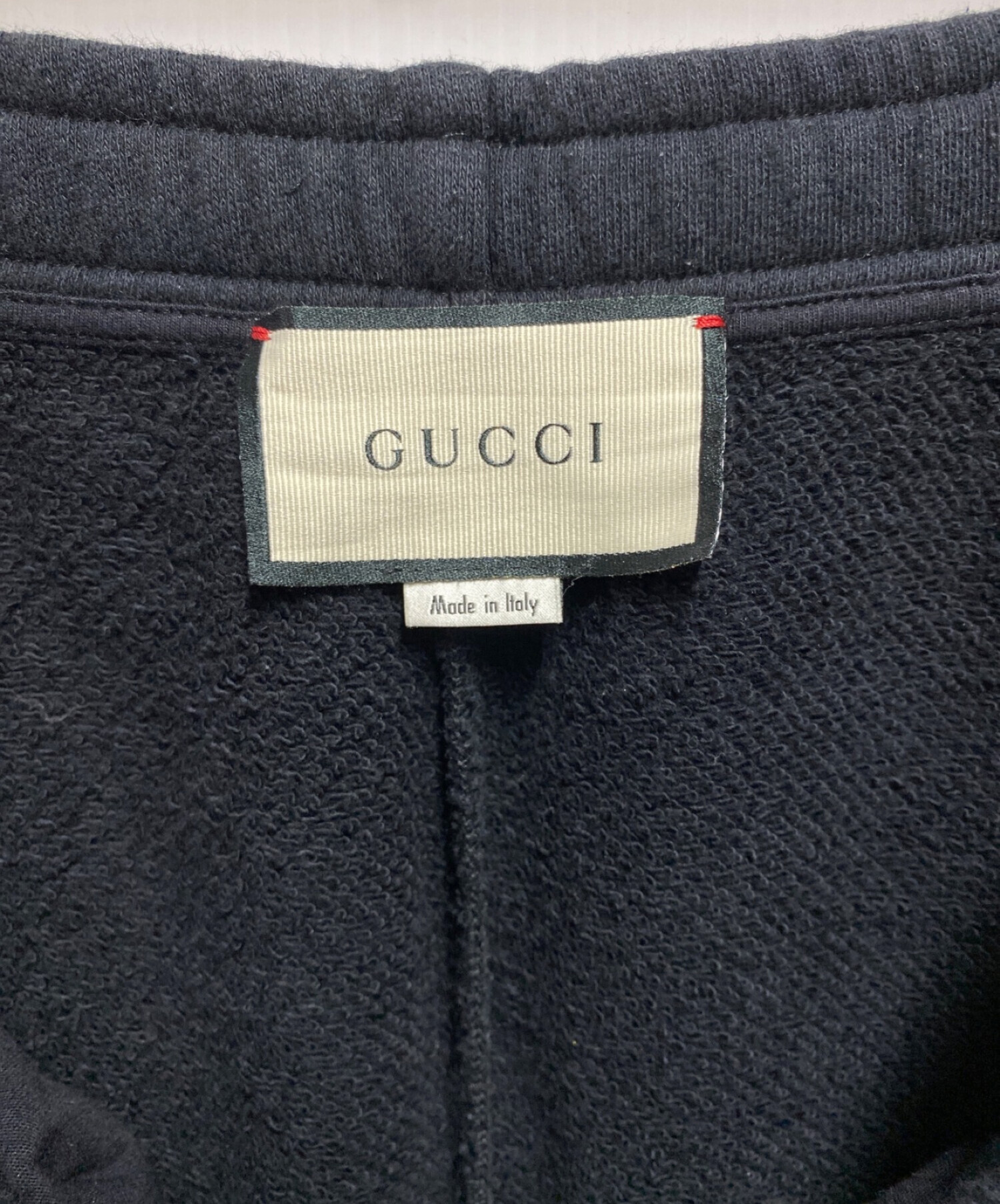 中古・古着通販】GUCCI (グッチ) サイドロゴプリントドローストリングスウェットパンツ ブラック サイズ:М｜ブランド・古着通販  トレファク公式【TREFAC FASHION】スマホサイト