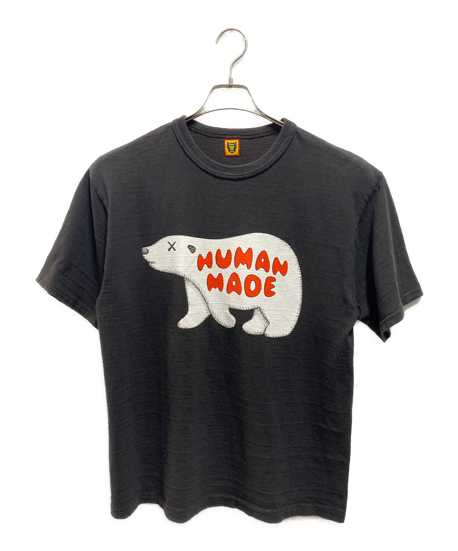 HUMAN MADE (ヒューマンメイド) コラボプリントTシャツ ブラック サイズ:XL