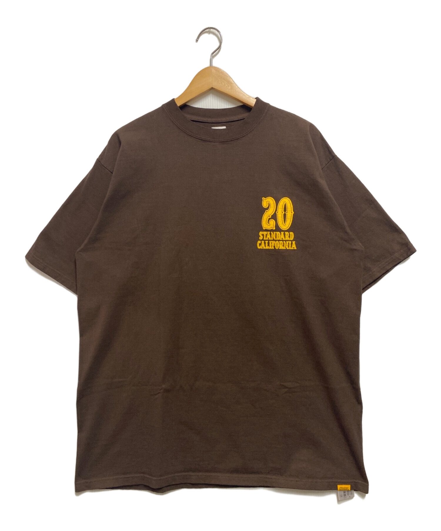 中古・古着通販】STANDARD CALIFORNIA (スタンダートカルフォニア) 20th Anniversary Logo T ブラウン  サイズ:XL｜ブランド・古着通販 トレファク公式【TREFAC FASHION】スマホサイト