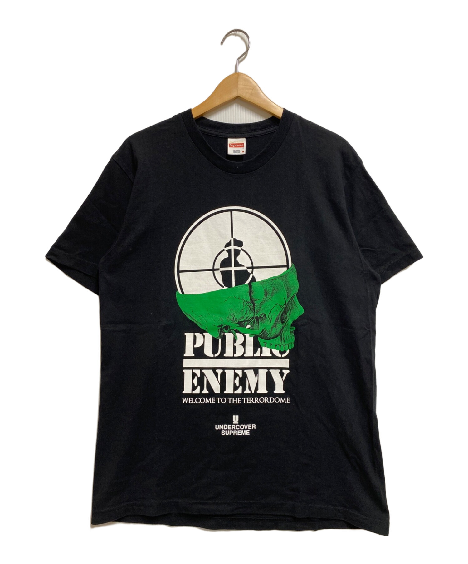 SUPREME (シュプリーム) UNDERCOVER (アンダーカバー) PUBLIC ENEMY (パブリック エネミー) Terrordome  Tee ブラック サイズ:М