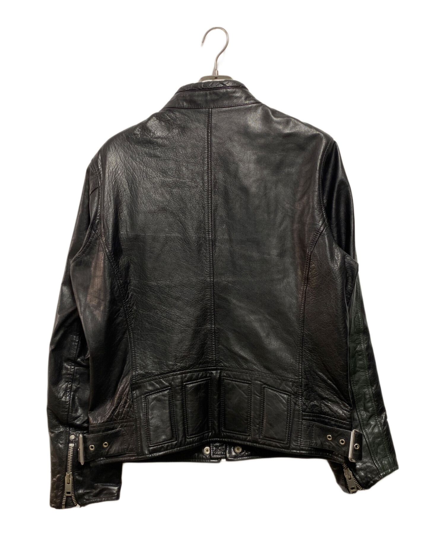 中古・古着通販】DIESEL (ディーゼル) シングルライダースジャケット ブラック サイズ:L｜ブランド・古着通販 トレファク公式【TREFAC  FASHION】スマホサイト