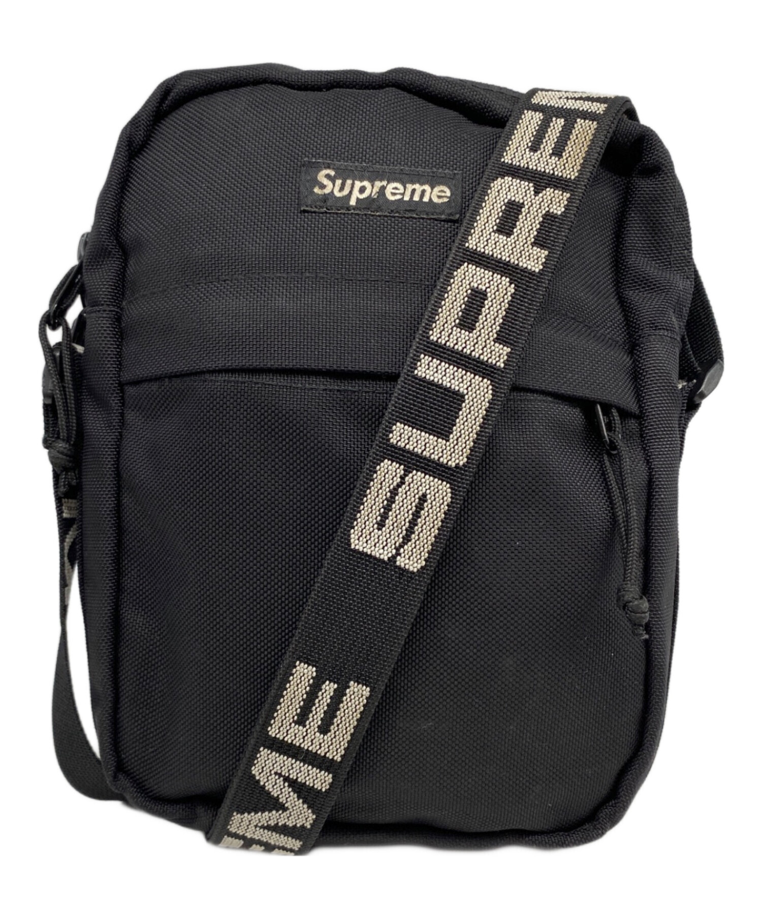 中古・古着通販】SUPREME (シュプリーム) ショルダーバッグ ブラック｜ブランド・古着通販 トレファク公式【TREFAC  FASHION】スマホサイト