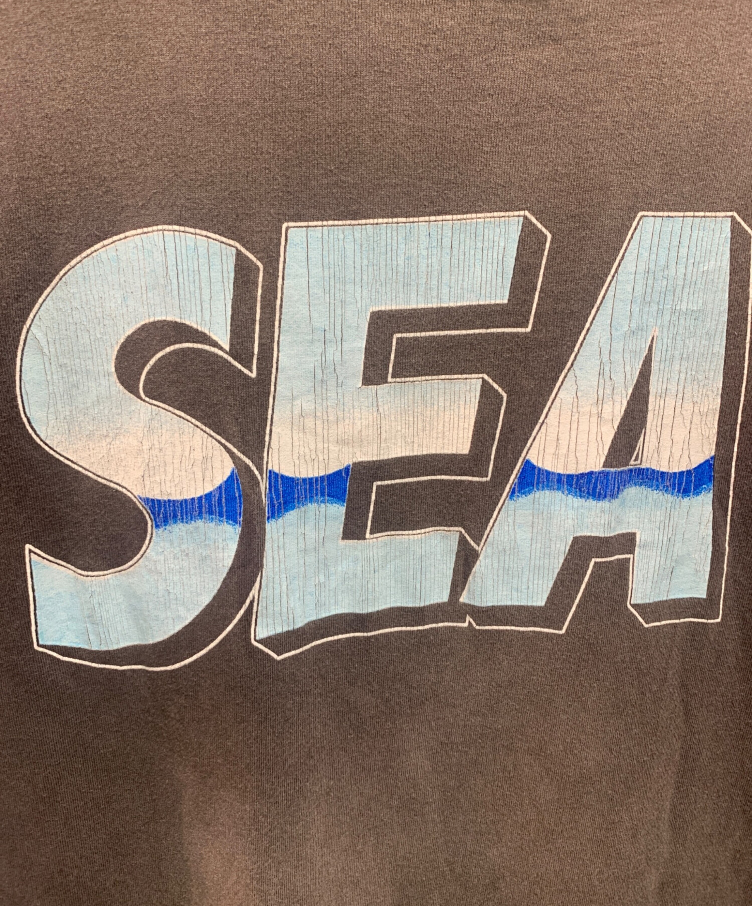 SAINT MICHAEL (セントマイケル) WIND AND SEA (ウィンダンシー) SS T-SHIRTSS T-SHIRT グレー  サイズ:XL