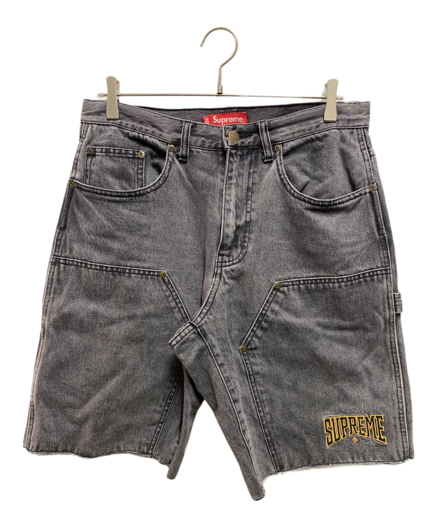 中古・古着通販】SUPREME (シュプリーム) Cutoff Double Knee Denim Painter グレー  サイズ:30｜ブランド・古着通販 トレファク公式【TREFAC FASHION】スマホサイト