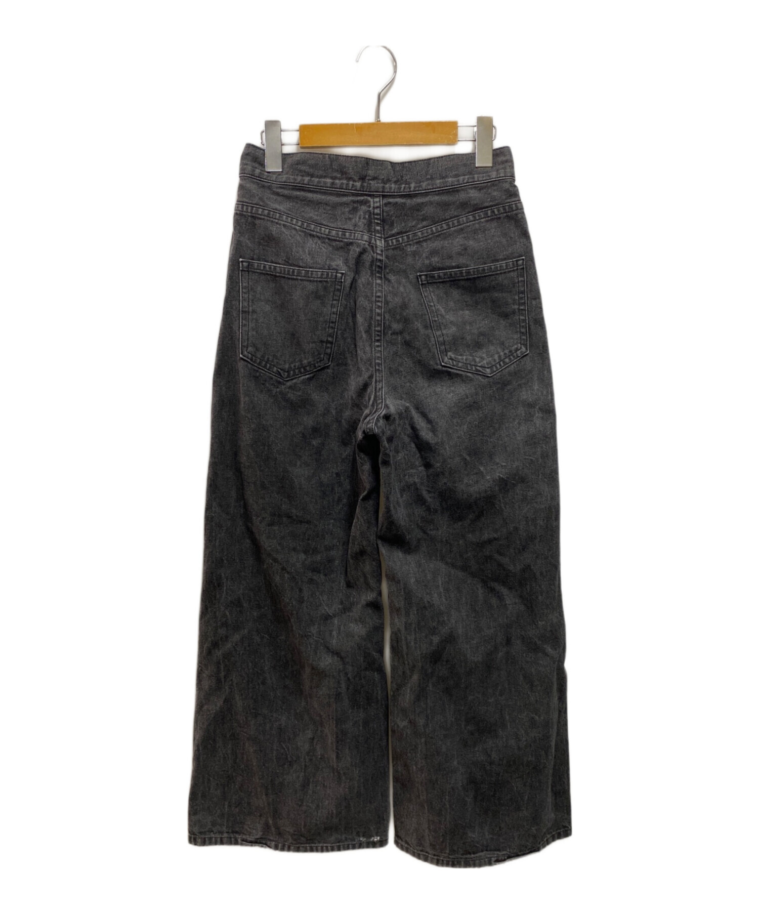 中古・古着通販】JOHN LAWRENCE SULLIVAN (ジョンローレンスサリバン) WIDE DENIM PANTS ブラック サイズ:6｜ブランド・古着通販  トレファク公式【TREFAC FASHION】スマホサイト