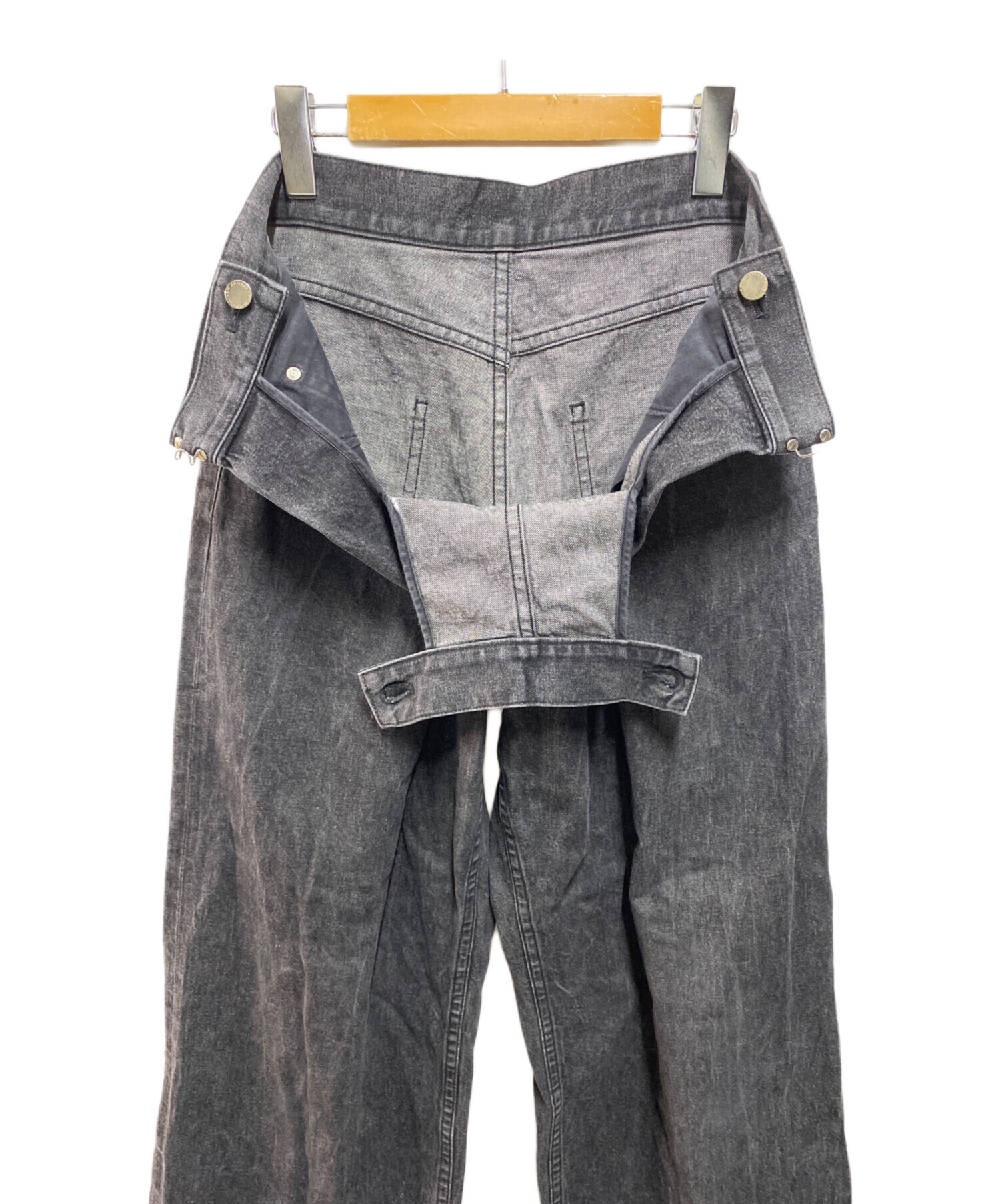 中古・古着通販】JOHN LAWRENCE SULLIVAN (ジョンローレンスサリバン) WIDE DENIM PANTS ブラック サイズ:6｜ブランド・古着通販  トレファク公式【TREFAC FASHION】スマホサイト