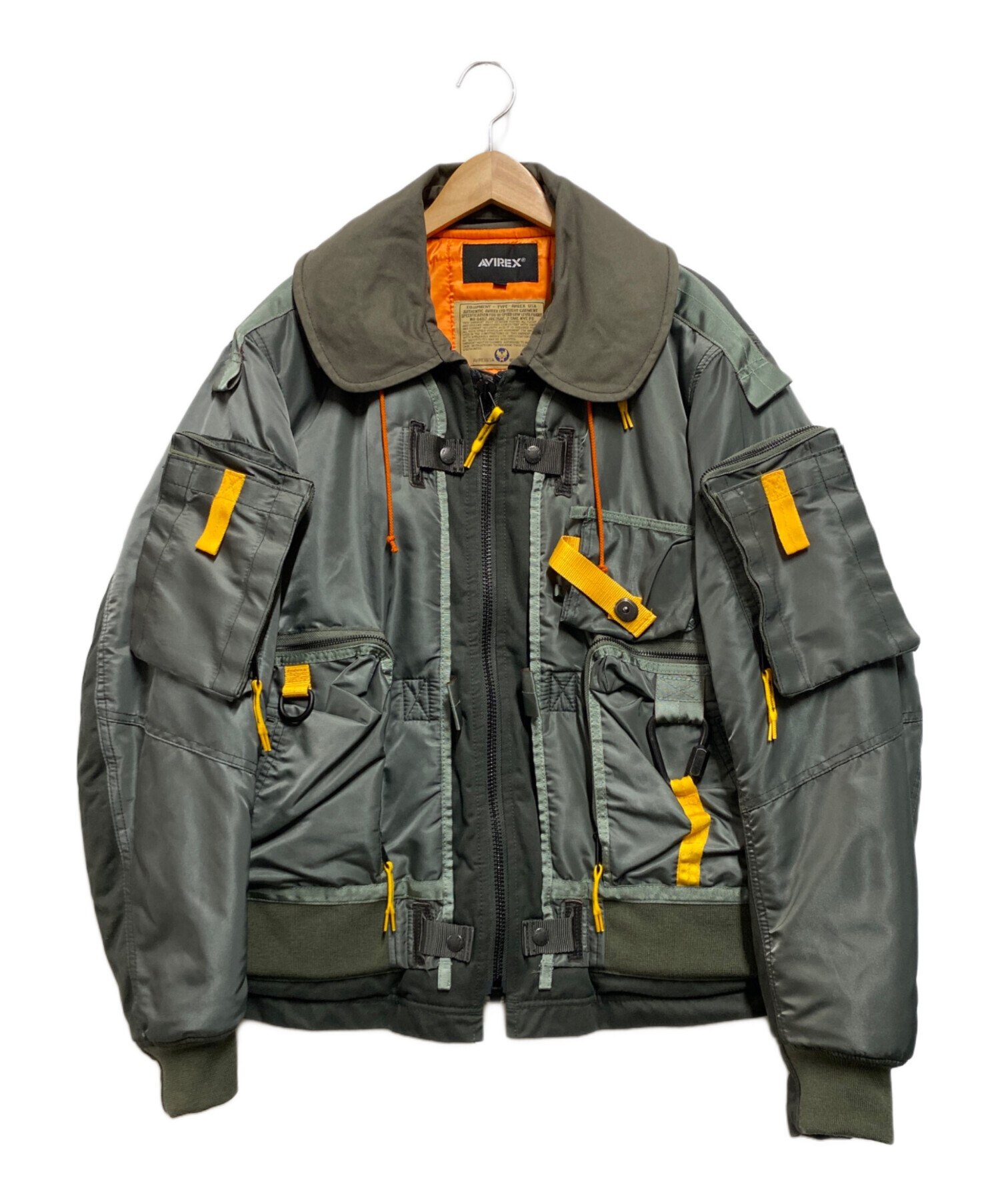 AVIREX (アヴィレックス) AUTO GYRO JACKET グリーン サイズ:XL