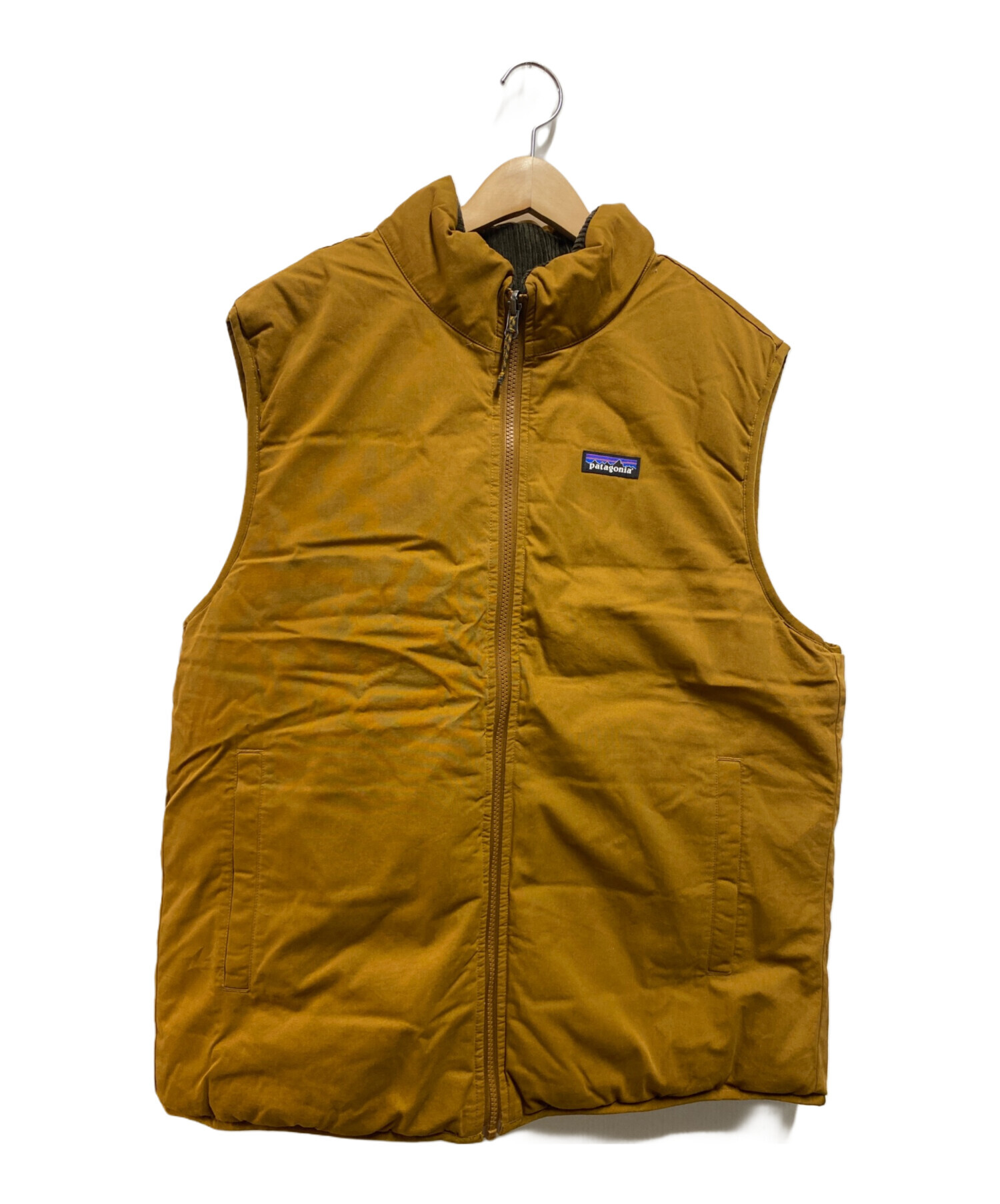 中古・古着通販】Patagonia (パタゴニア) リバーシブル・コットン・ダウン・ベスト ブラウン サイズ:L｜ブランド・古着通販  トレファク公式【TREFAC FASHION】スマホサイト