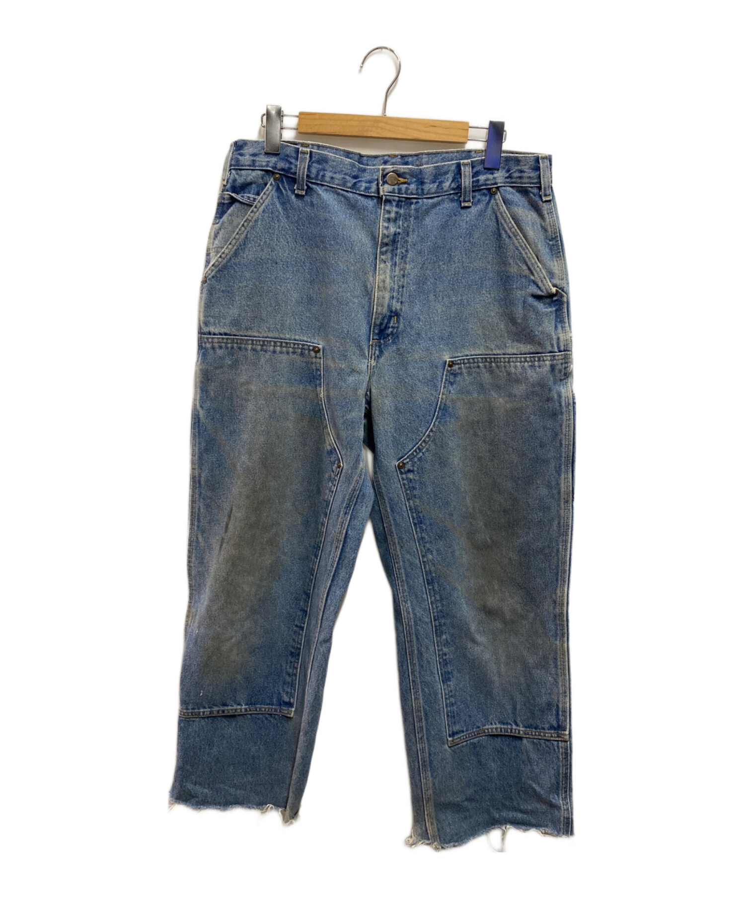 中古・古着通販】CarHartt (カーハート) ダブルニーデニムパンツ インディゴ サイズ:W36×W34｜ブランド・古着通販  トレファク公式【TREFAC FASHION】スマホサイト