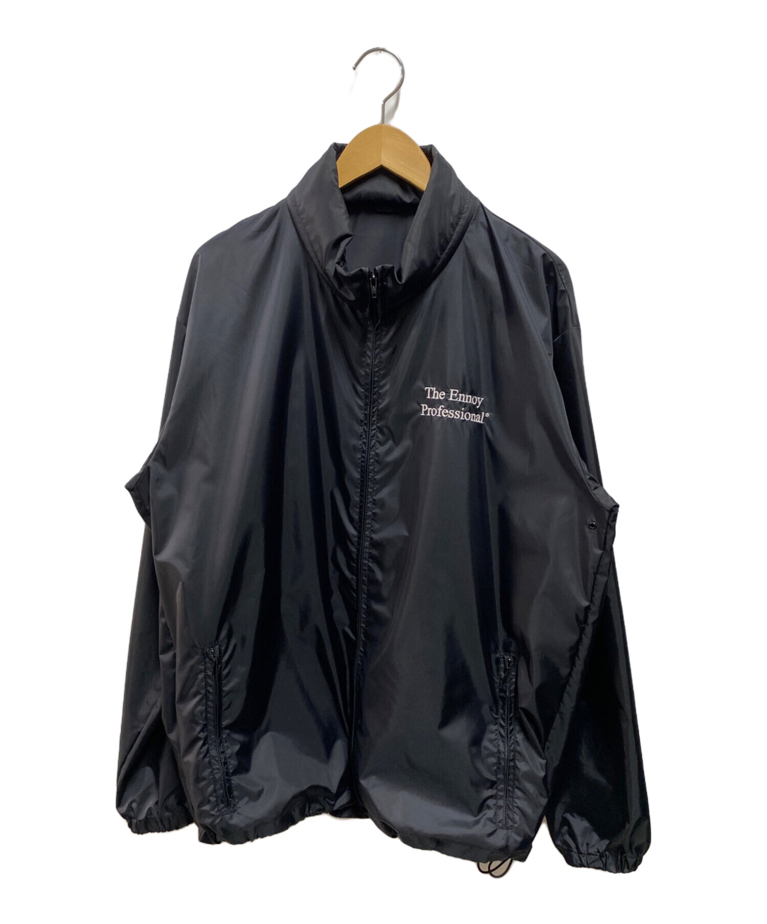 中古・古着通販】The Ennnoy Professional (ザ エンノイ プロフェッショナル) Packable Nylon Jacket  ブラック サイズ:М｜ブランド・古着通販 トレファク公式【TREFAC FASHION】スマホサイト