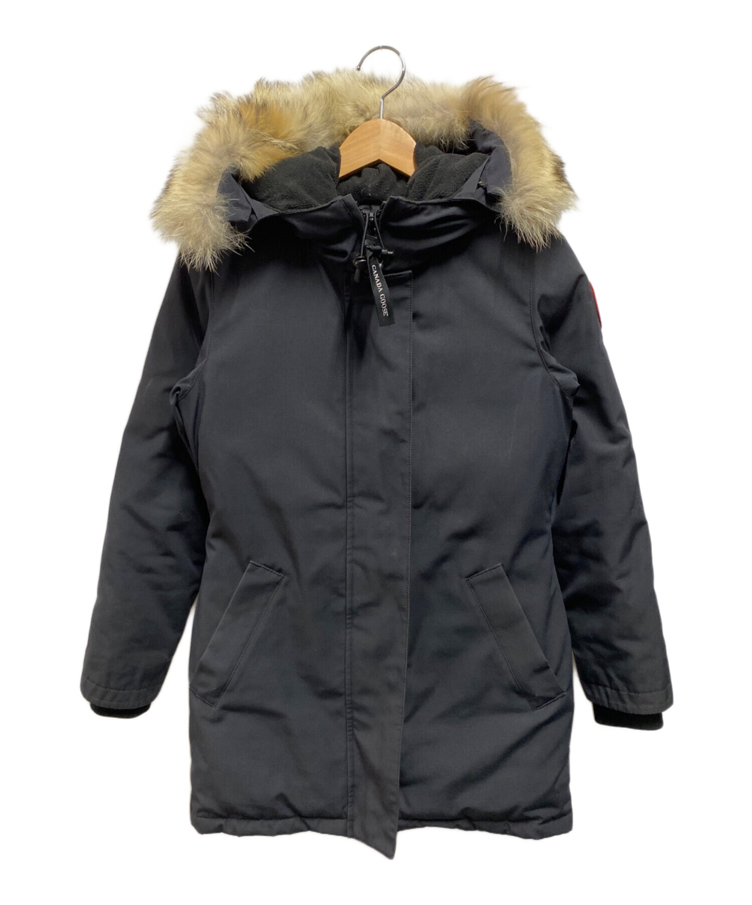 中古・古着通販】CANADA GOOSE (カナダグース) VICTORIA PARKA ネイビー サイズ:XS｜ブランド・古着通販  トレファク公式【TREFAC FASHION】スマホサイト