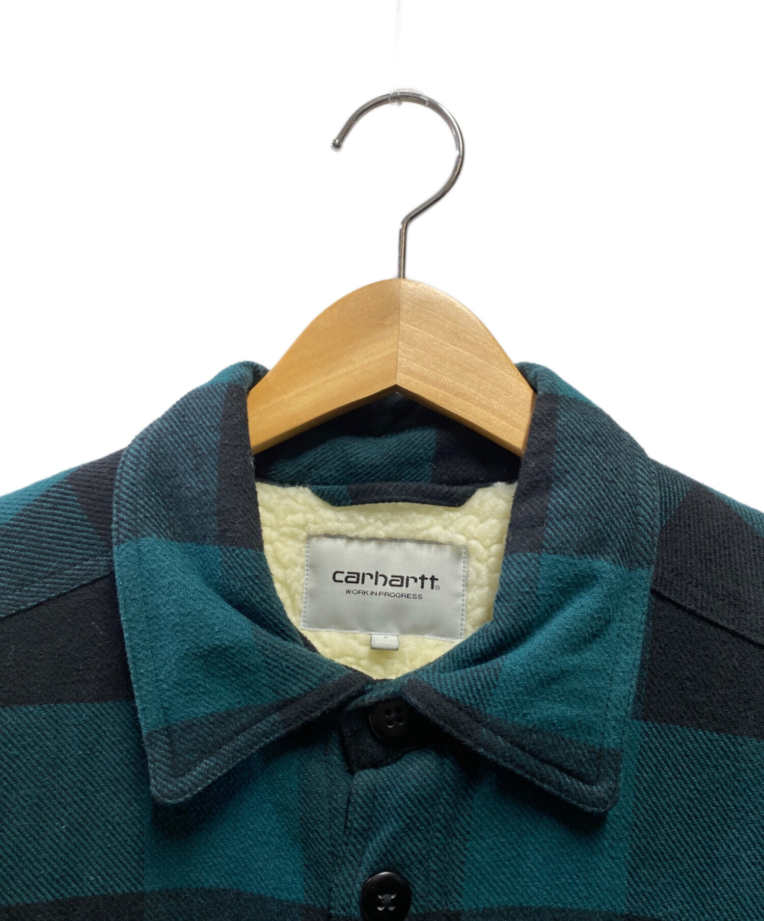 Carhartt WIP (カーハート ワークインプログレス) MERTON SHIRT JAC グリーン サイズ:L