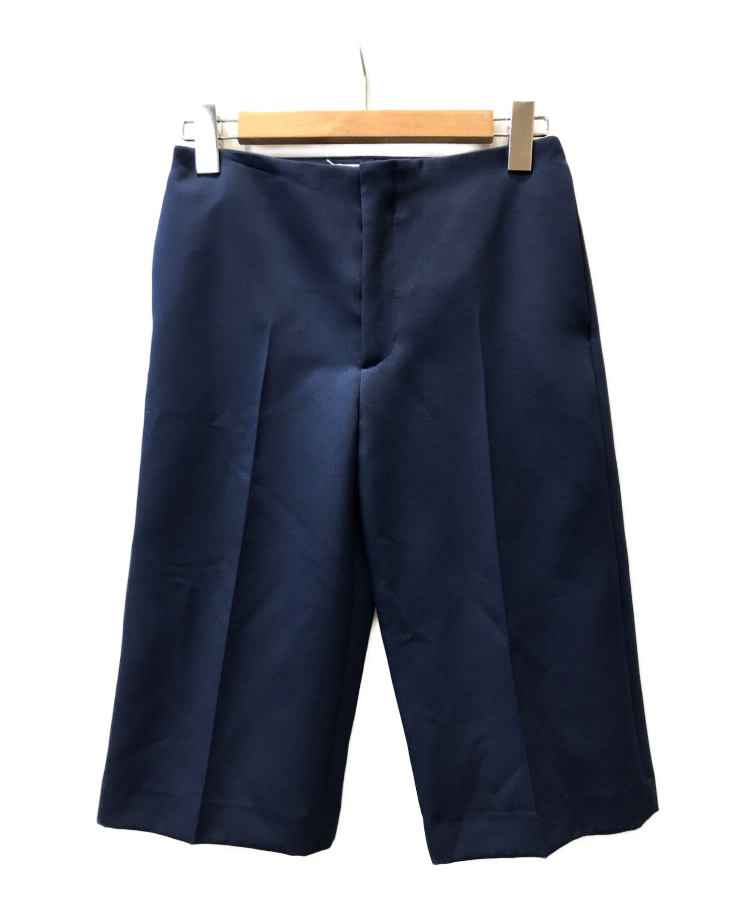 MM6 Maison Margiela (エムエムシックス メゾンマルジェラ) Slim Fit Shorts /ハーフパンツ ショーツ ネイビー  サイズ:38 未使用品