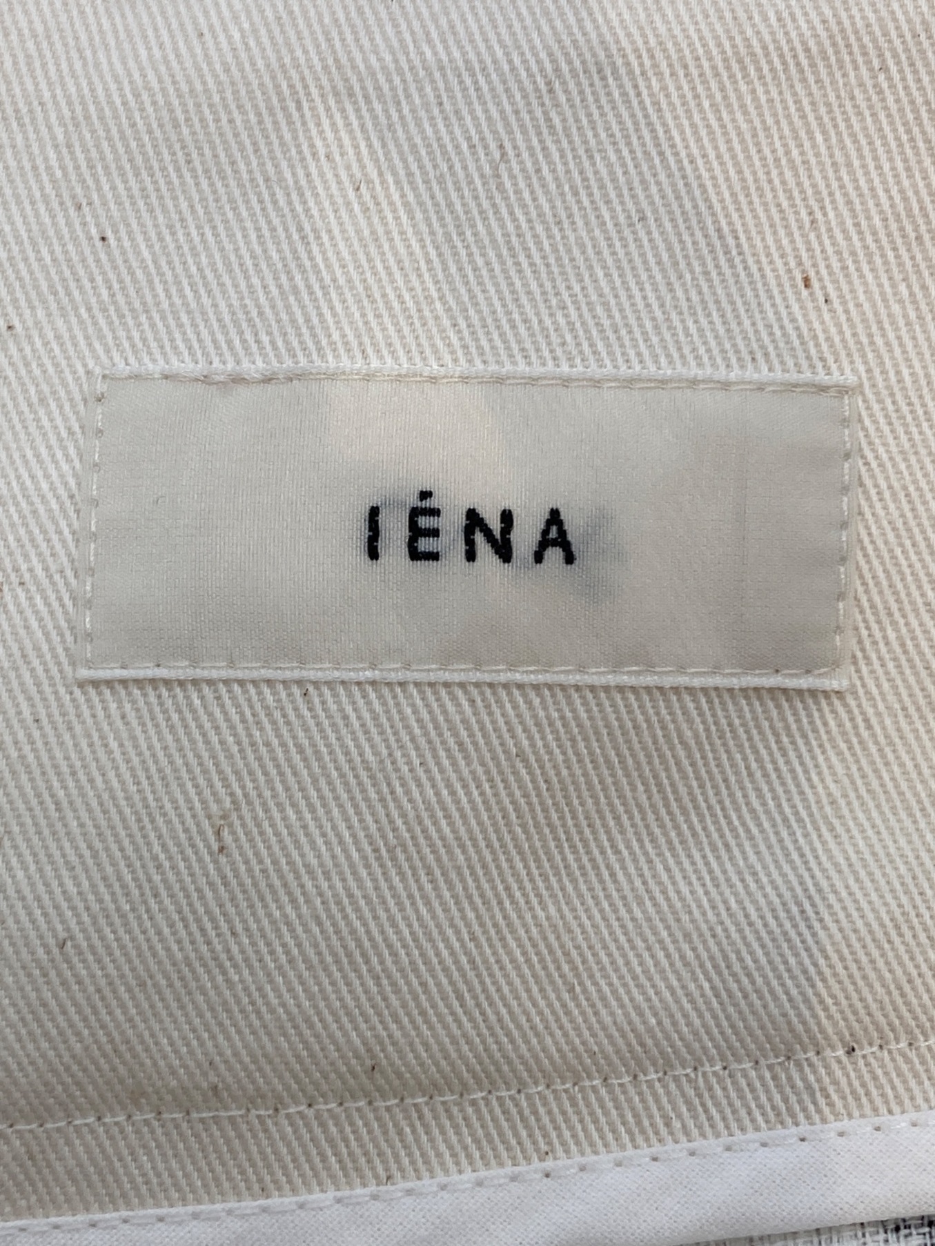 中古・古着通販】IENA (イエナ) モノトーンフラワー綿麻マキシスカート