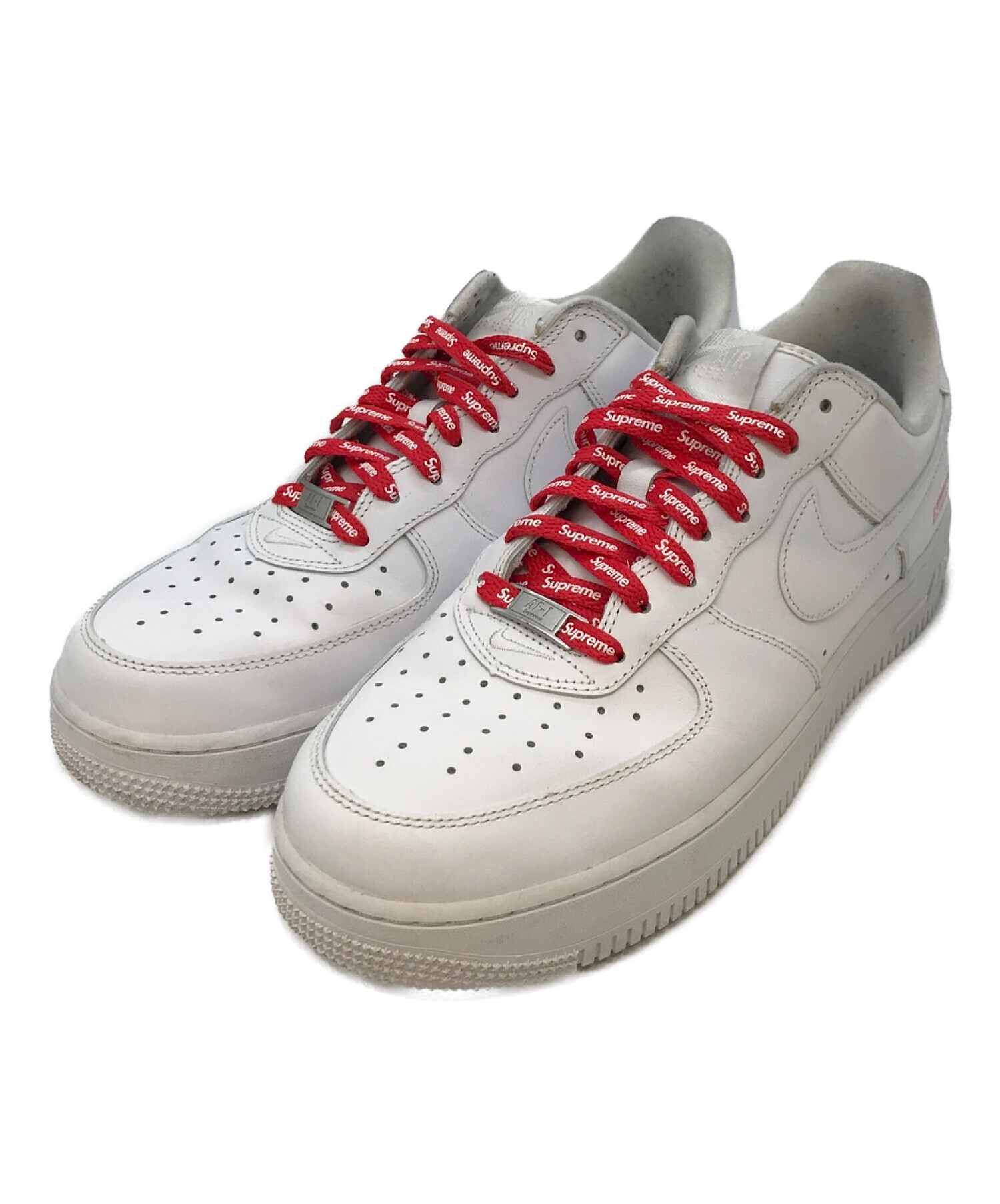 SUPREME×NIKE (シュプリーム×ナイキ) AIR FORCE1 LOW / エアフォース1 ホワイト サイズ:US10