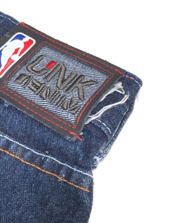 中古・古着通販】NBA UNK (エヌビーエー) パッチワークワッペン刺繍デニムパンツ ブルー サイズ:W36｜ブランド・古着通販  トレファク公式【TREFAC FASHION】スマホサイト