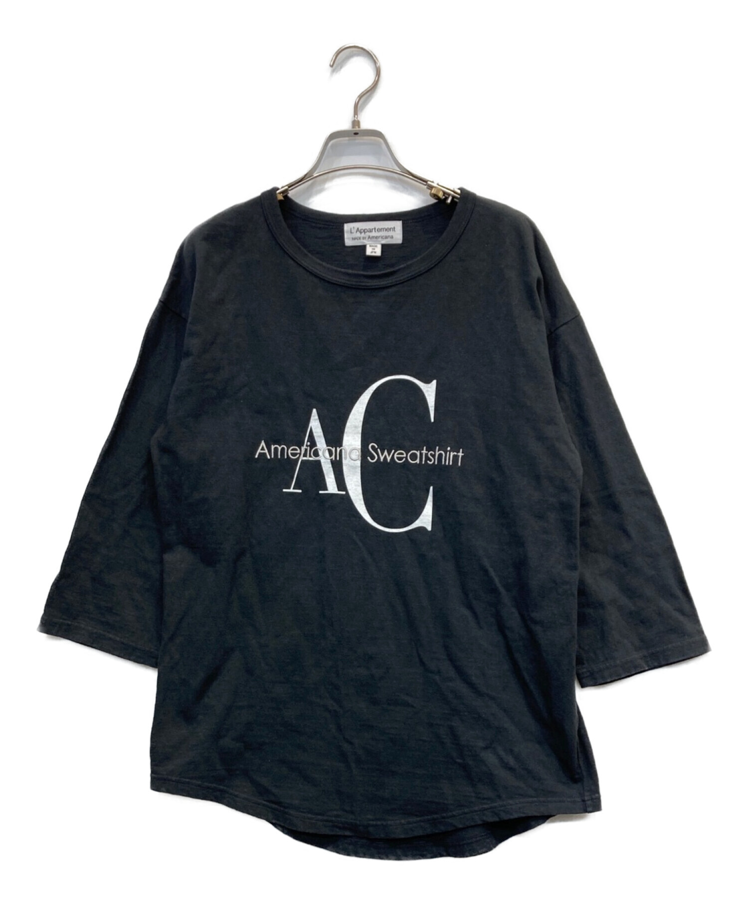 L'appartement (アパルトモン) AMERICANA AC Long T-shirt ブラック サイズ:なし
