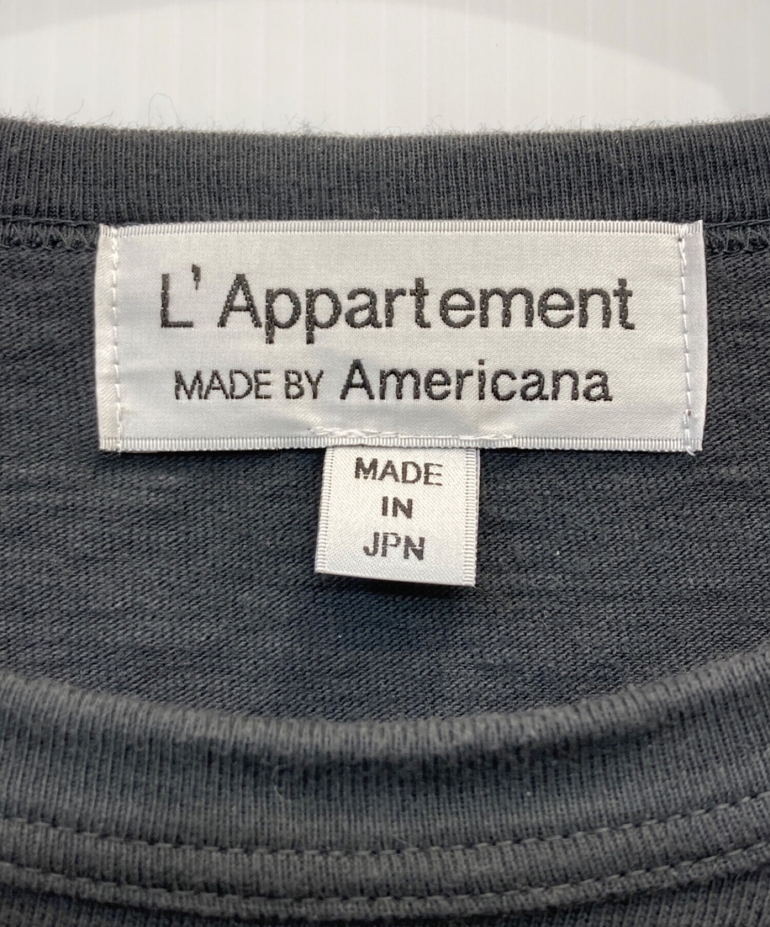 L'appartement (アパルトモン) AMERICANA AC Long T-shirt ブラック サイズ:なし