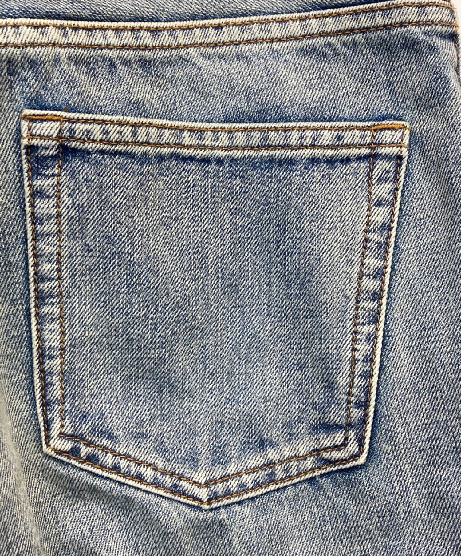 CLANE (クラネ) CENTER PRESS STRAIGHT DENIM ブルー サイズ:1